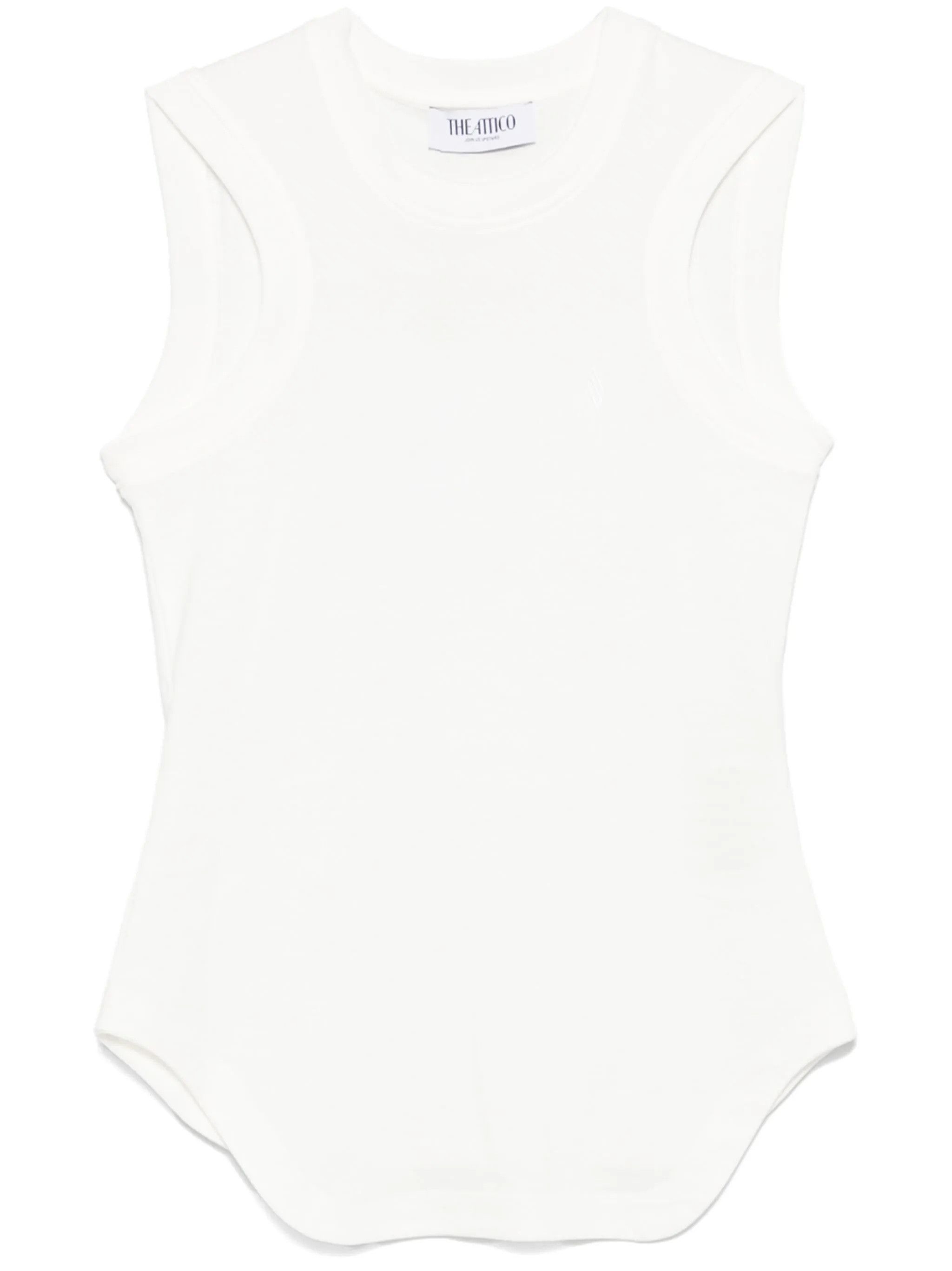 The Attico o1s22i1n0325 Reese Tank Top in White Size S / US 4 / IT 40 - 1 Thumbnail