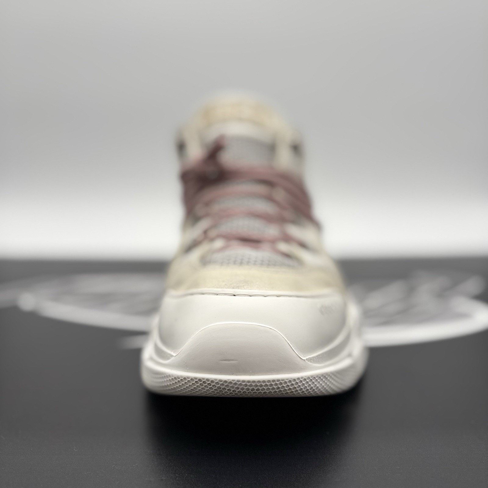 Gucci Gucci Flashtrek SEGA ' White, Beige ' | GREAT CONDITION! Size US 12.5 / EU 45-46 - 15 Thumbnail