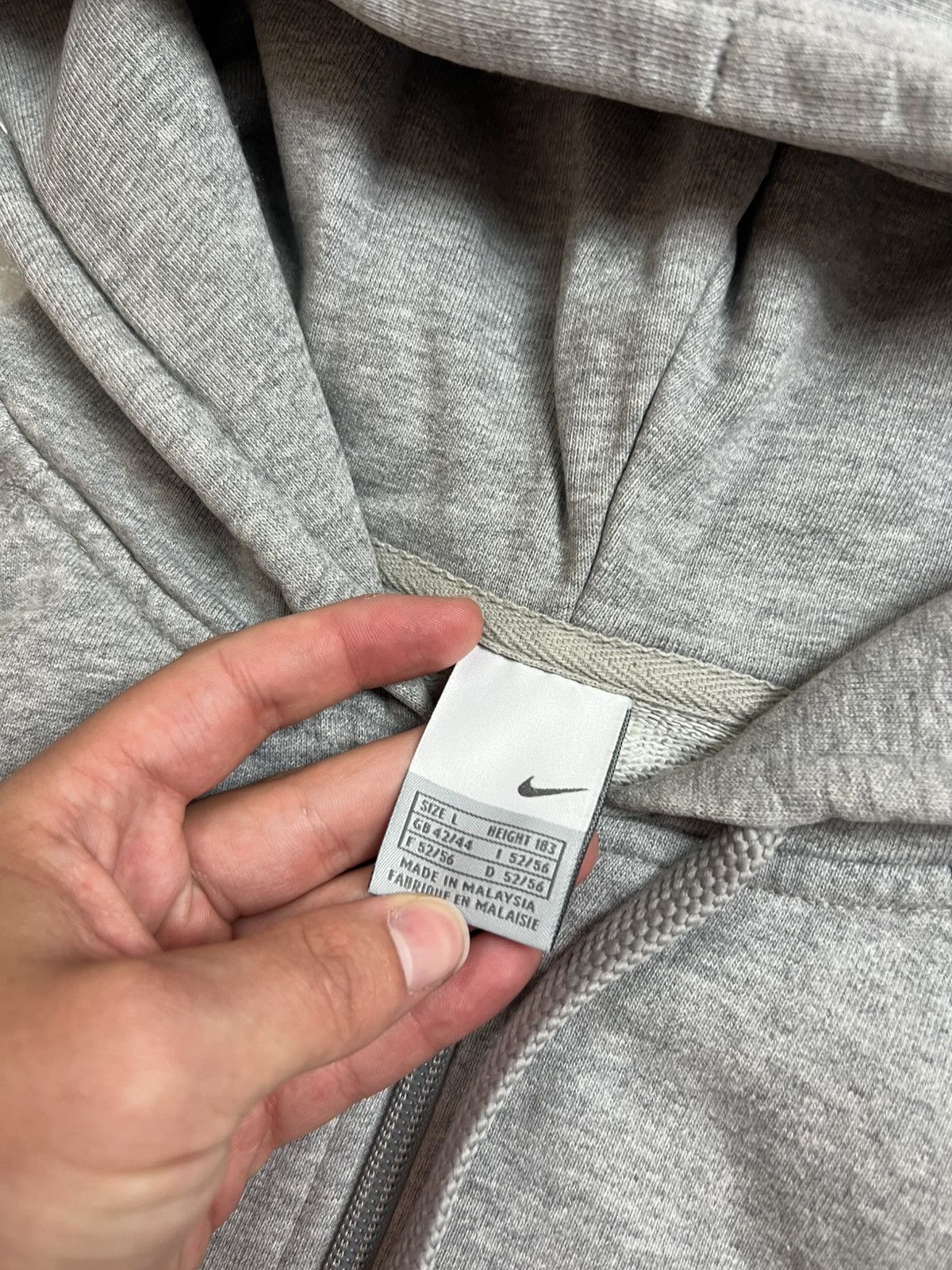 Nike 90s Nike Air Vintage Y2K Drill Oversized Retro Zip Hoodie Size US M / EU 48-50 / 2 - 6 Thumbnail