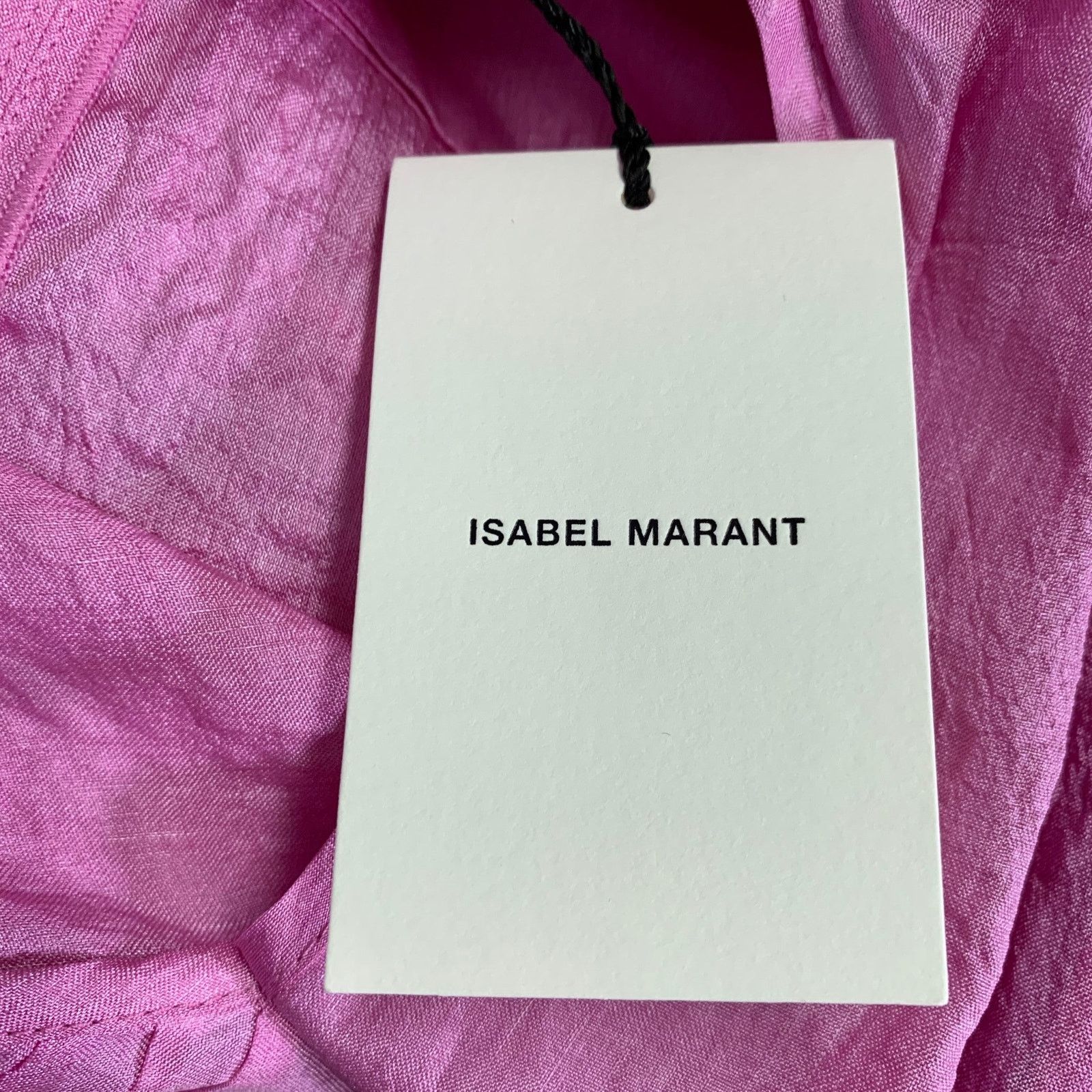 Isabel Marant ISABEL MARANT Size 2 Chandra Pink Silk Ruffle Blouse Size S / US 4 / IT 40 - 6 Thumbnail