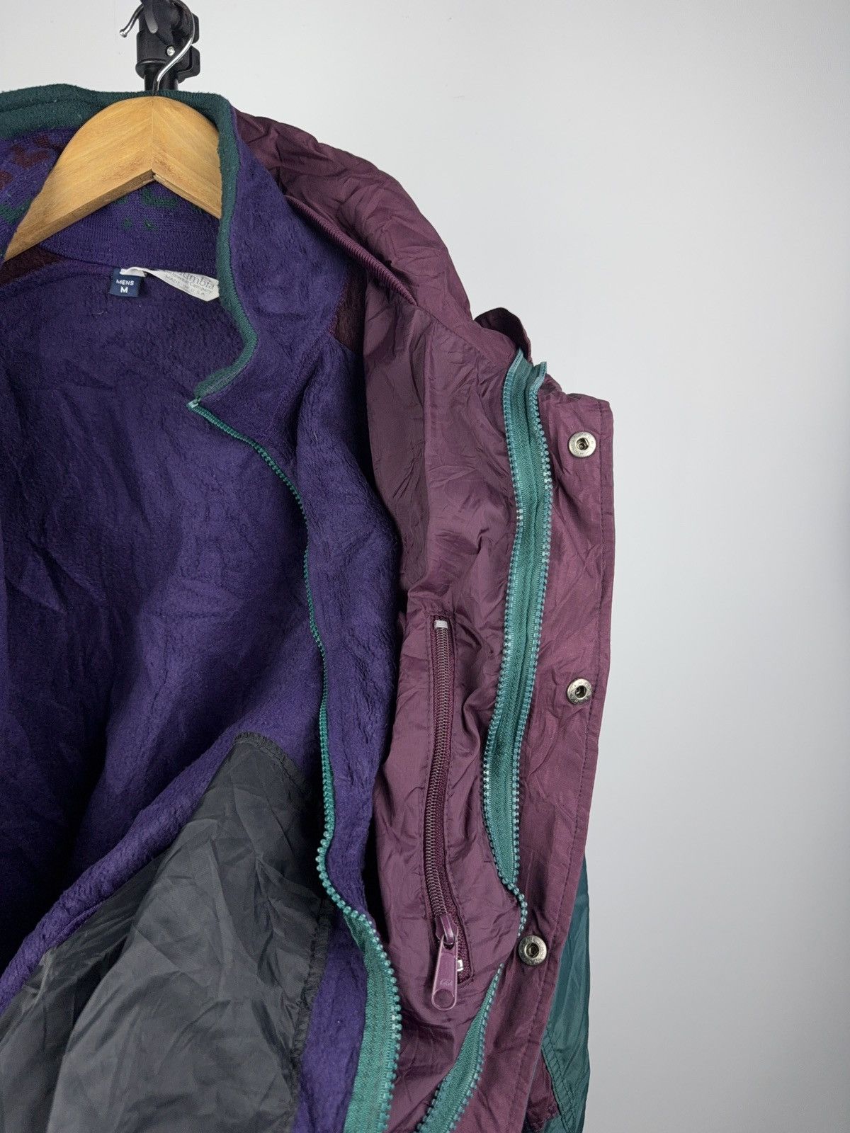 Columbia Vintage Retro Columbia USA 90s 2-in-1 Fleece Lined Parka Size US M / EU 48-50 / 2 - 22 Thumbnail