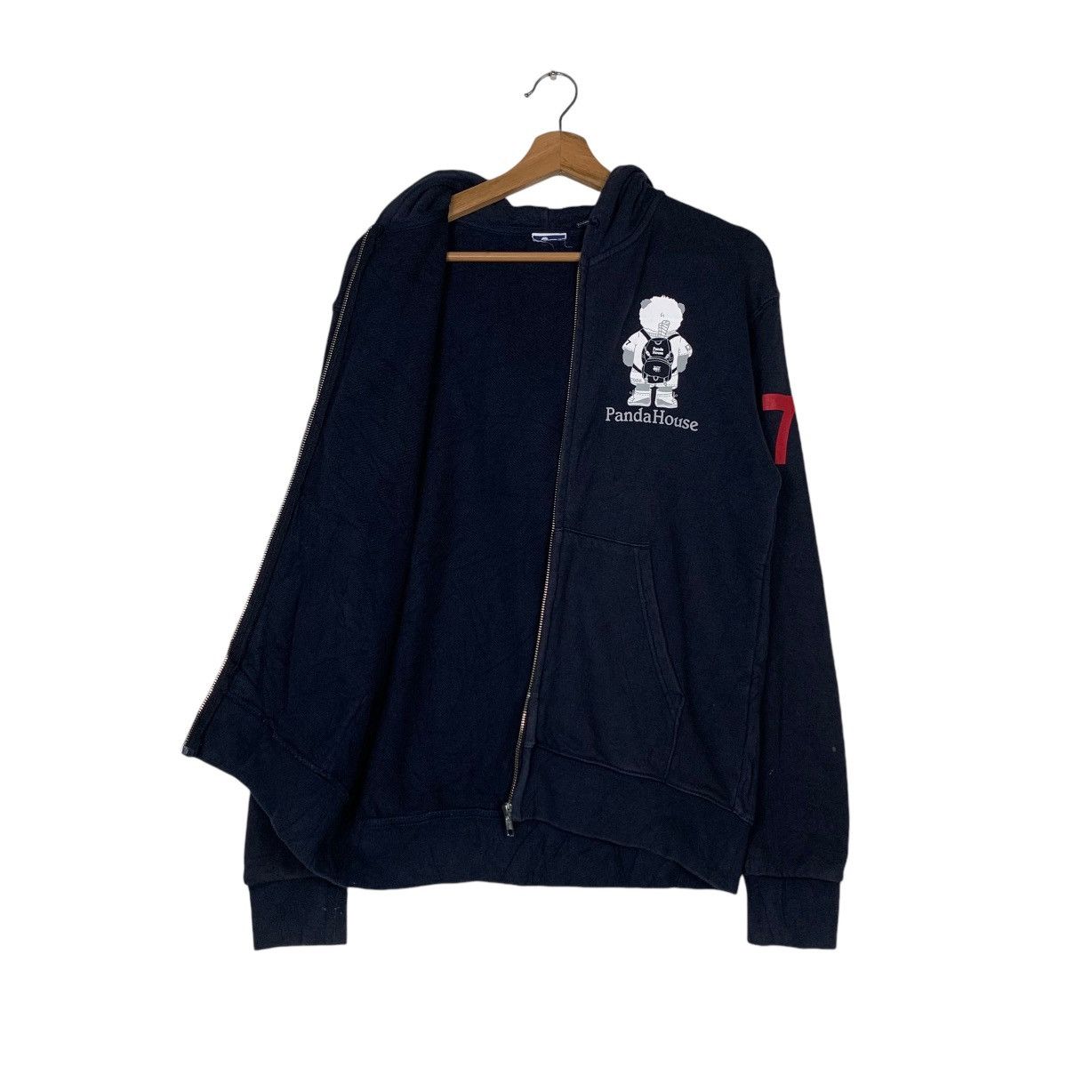 Japanese Brand PANDA HOUSE Zipper Hoodies Sweatshirt #1550-C69 Size US S / EU 44-46 / 1 - 11 Thumbnail