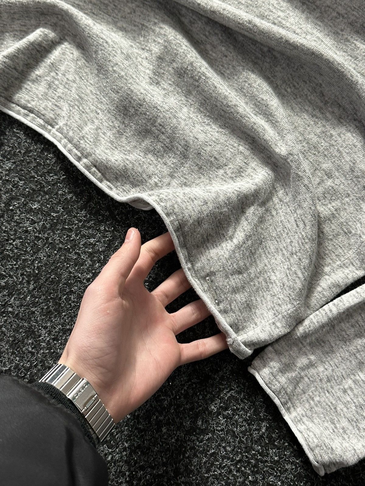 Diesel × If Six Was Nine × Japanese Brand 🚨Vintage AVANT-GARDE Diesel SWEATER D metal logo Y2K gothic Size US L / EU 52-54 / 3 - 5 Thumbnail