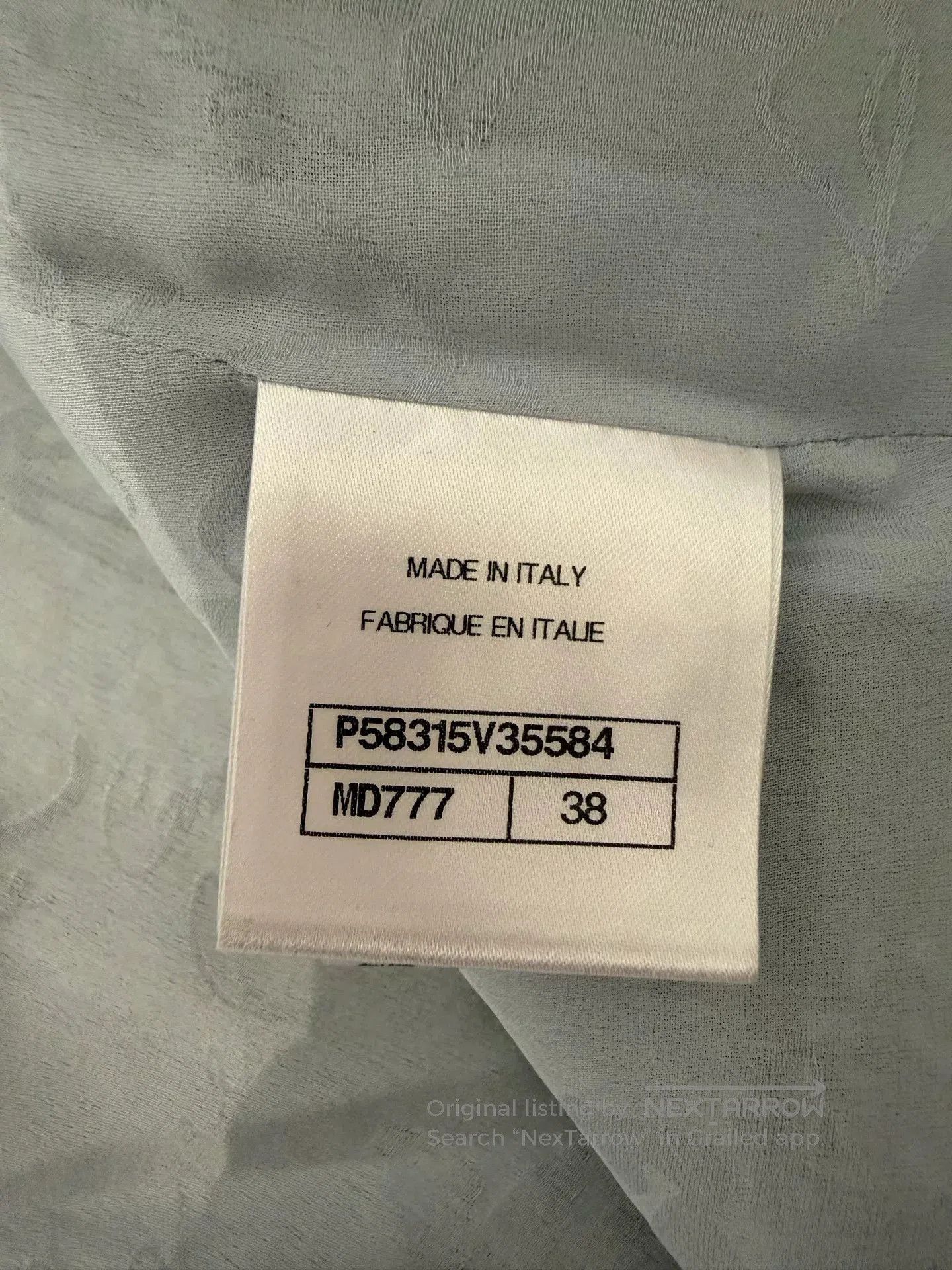 Chanel Chanel 18P Blue Denim Woven Jacket. Size S / US 4 / IT 40 - 4 Thumbnail