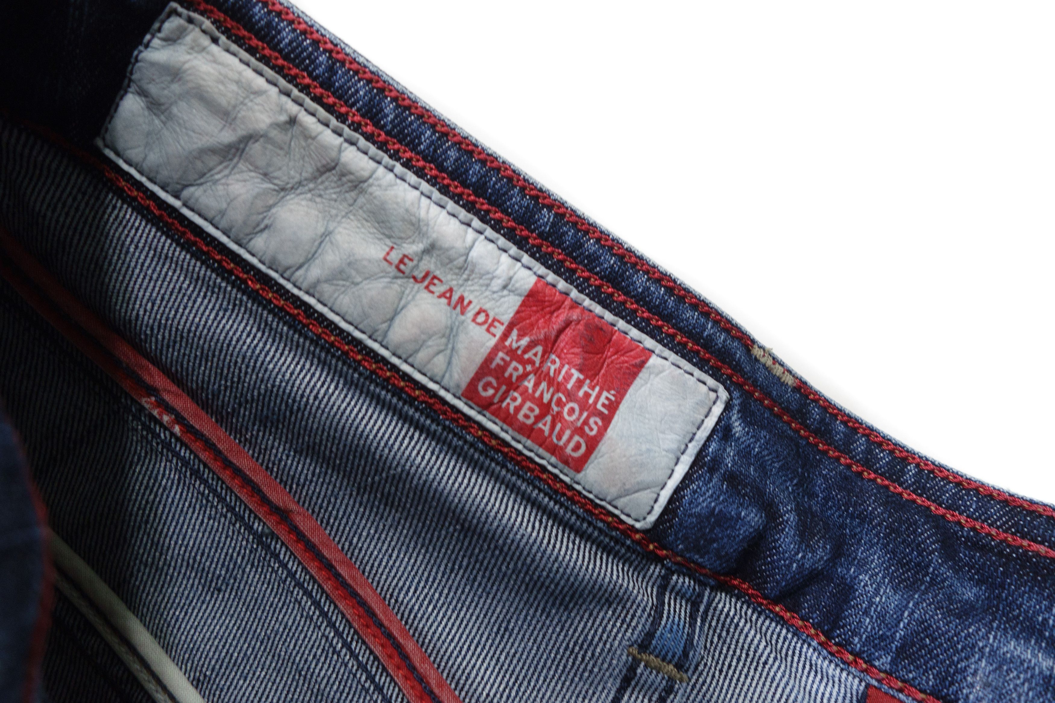 Marithe + Francois Girbaud Y2K X-Pocket Panel Construction Pocket Slim Straight Denim Size 27" / US 4 / IT 40 - 7 Thumbnail