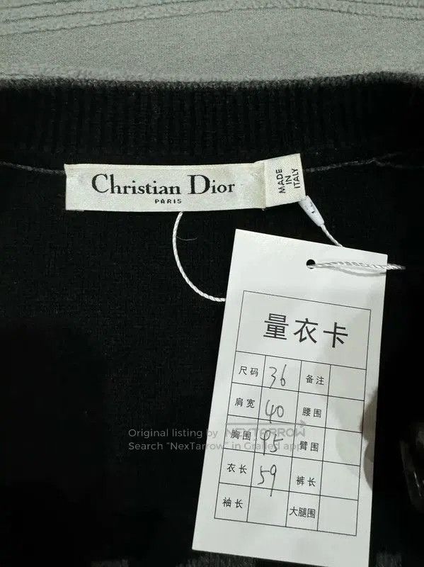 Dior Dior Women's Charcoal Cashmere Cardigan . Size S / US 4 / IT 40 - 3 Thumbnail