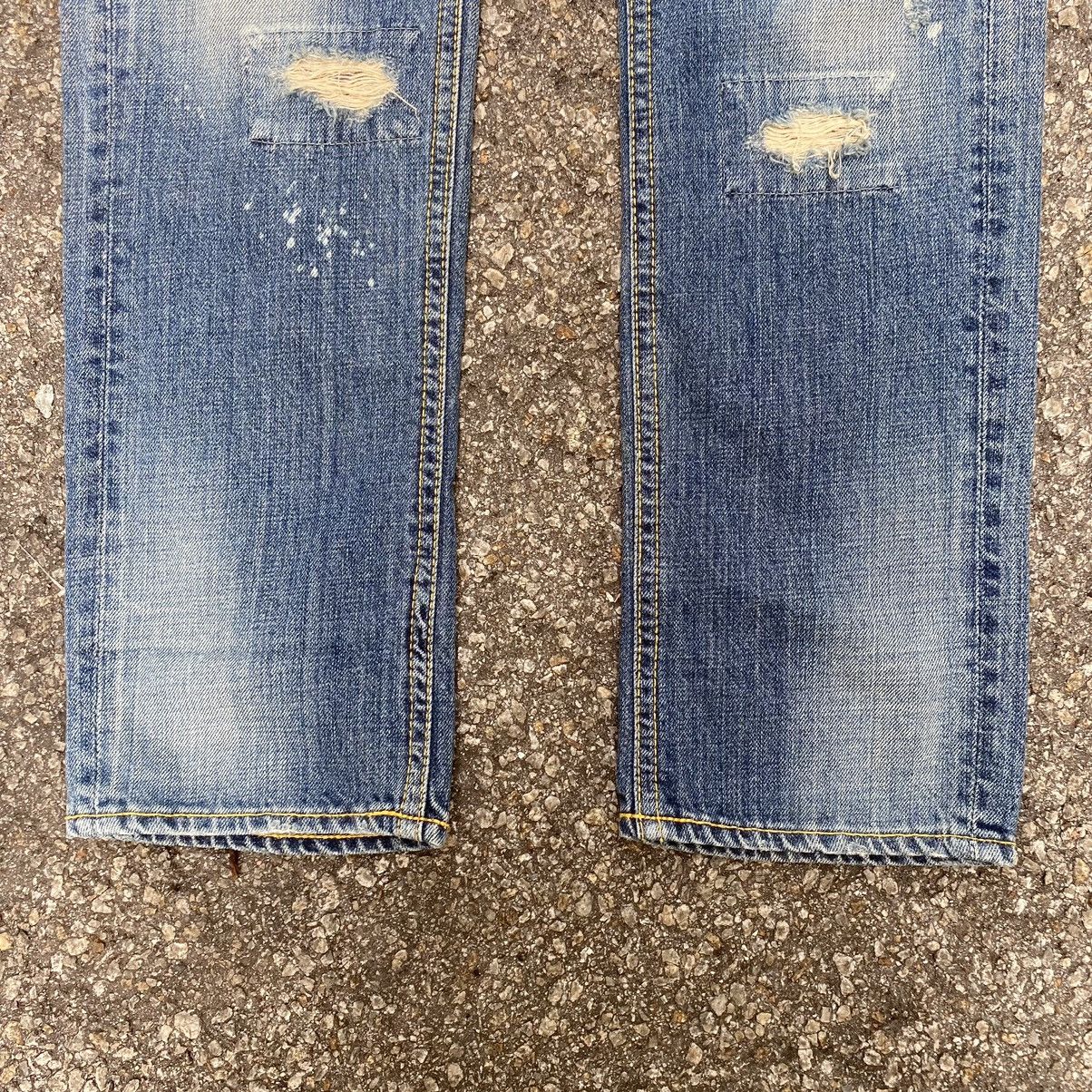Hysteric Glamour Patched Jeans Vintage Japanese Punk Grunge Style Size US 30 / EU 46 - 2 Thumbnail
