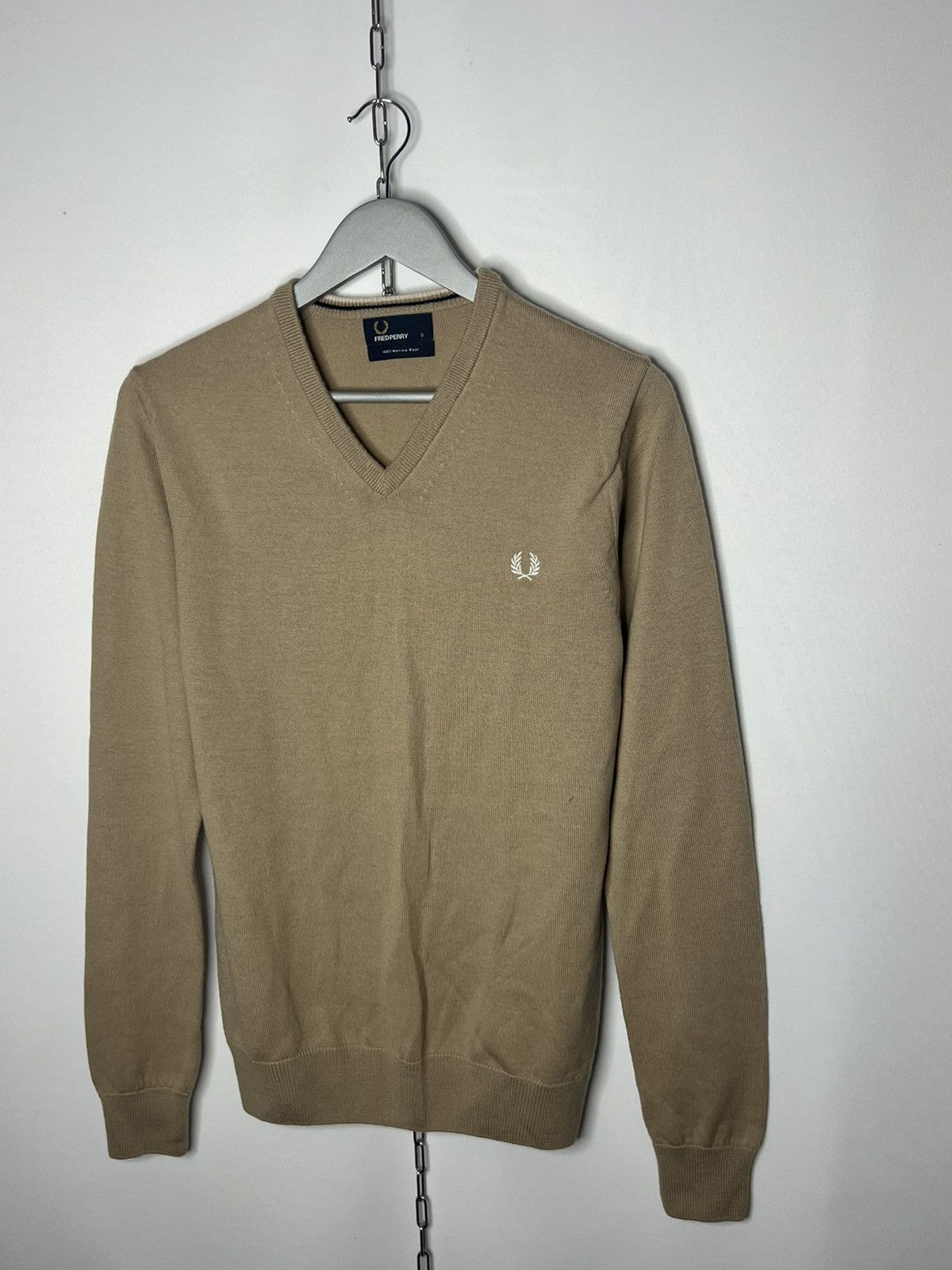 Fred Perry × Vintage 🔥Vintage Fred Perry 100% Merino Wool Sweater Pullover🔥 Size US S / EU 44-46 / 1 - 2 Thumbnail