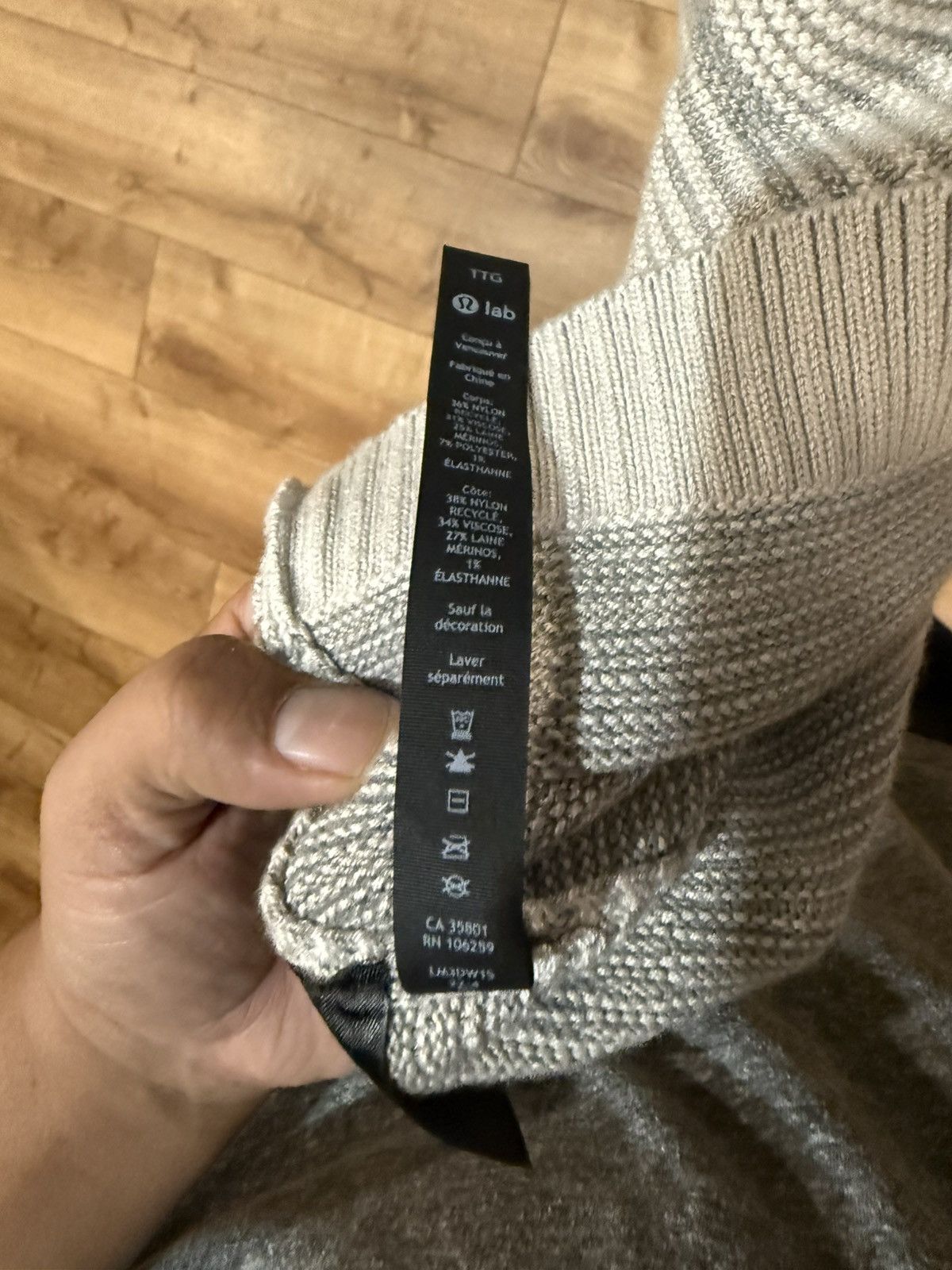 Lululemon Lululemon Lab reflective sweater Size US XXL / EU 58 / 5 - 7 Thumbnail