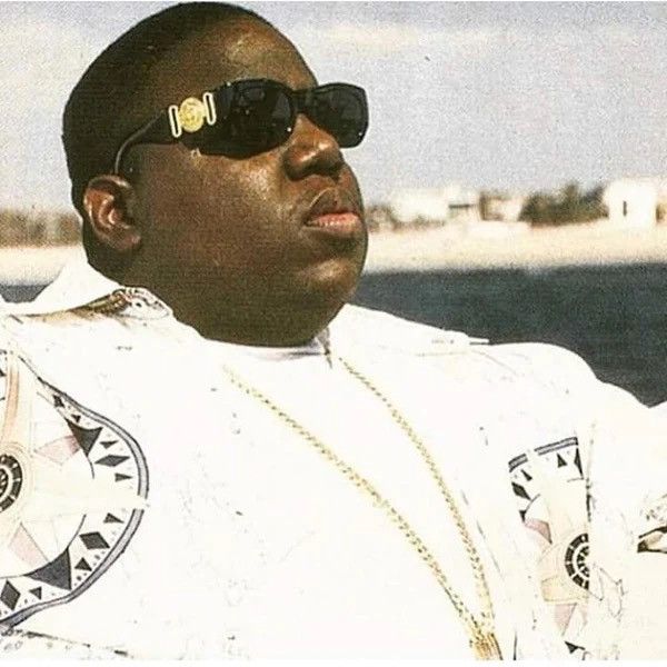 image of 90's Gianni Versace Biggie Gold Medusa Vintage Frames in Black, Men's