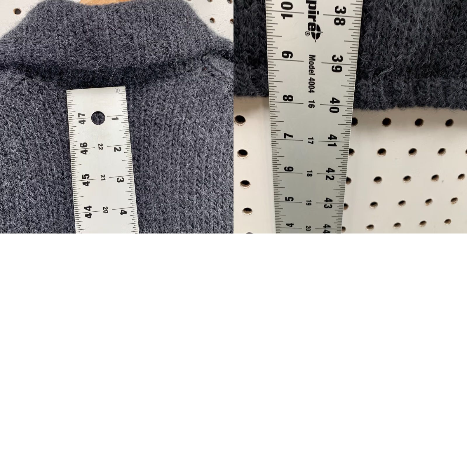 J.Crew VINTAGE J.CREW Coat Womens M Alpaca Knit Gray Hook & Eye NWT 17x40 00 Size M / US 6-8 / IT 42-44 - 9 Thumbnail