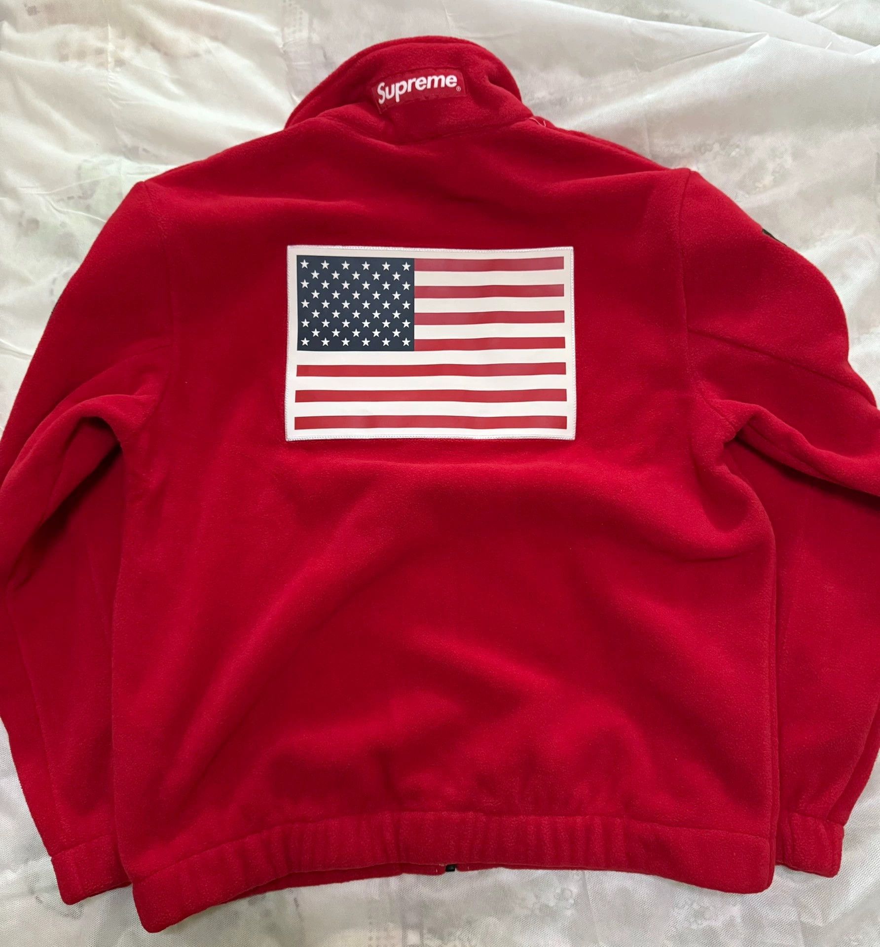 Supreme Supreme TNF Trans Expedition Fleece Jacket Red S Size US S / EU 44-46 / 1 - 2 Thumbnail