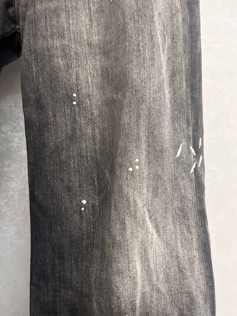 Acne Studios Acne Studios Splashed ink stained black wide-leg jeans Size US 32 / EU 48 - 6 Thumbnail