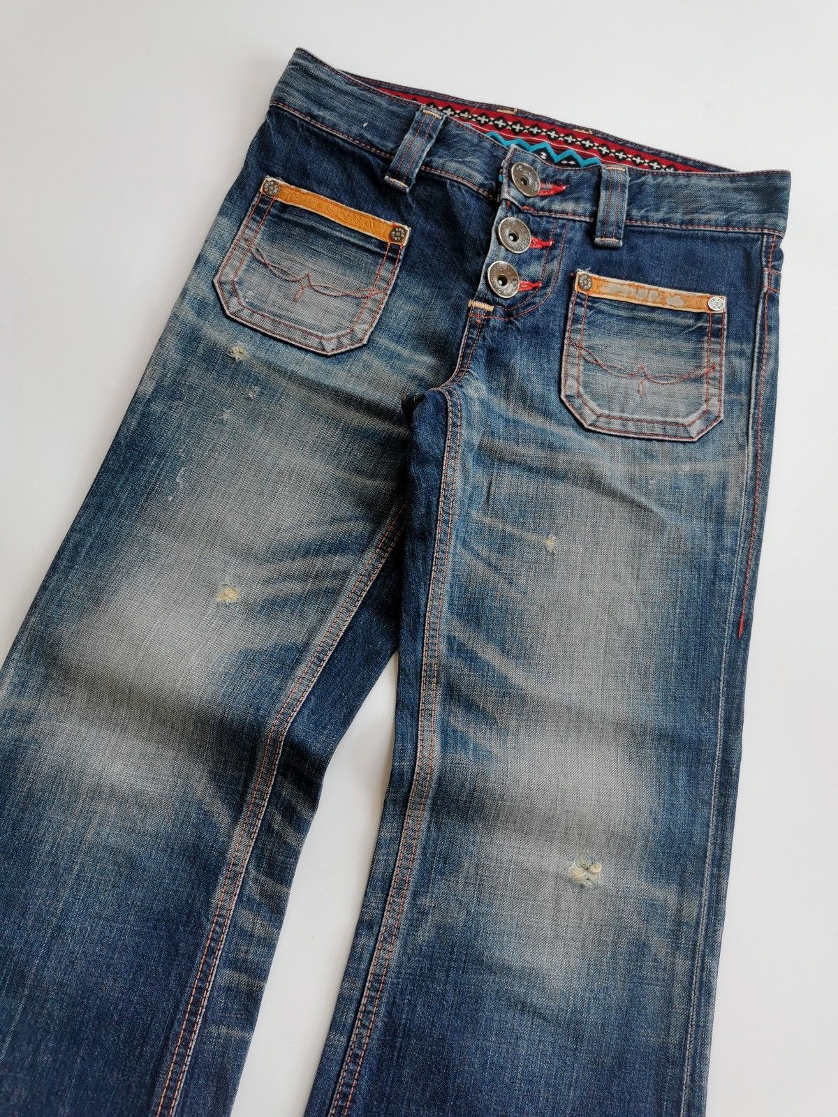 Edwin Edwin Bootcut Bush Denim Jeans Size 28" / US 6 / IT 42 - 2 Thumbnail