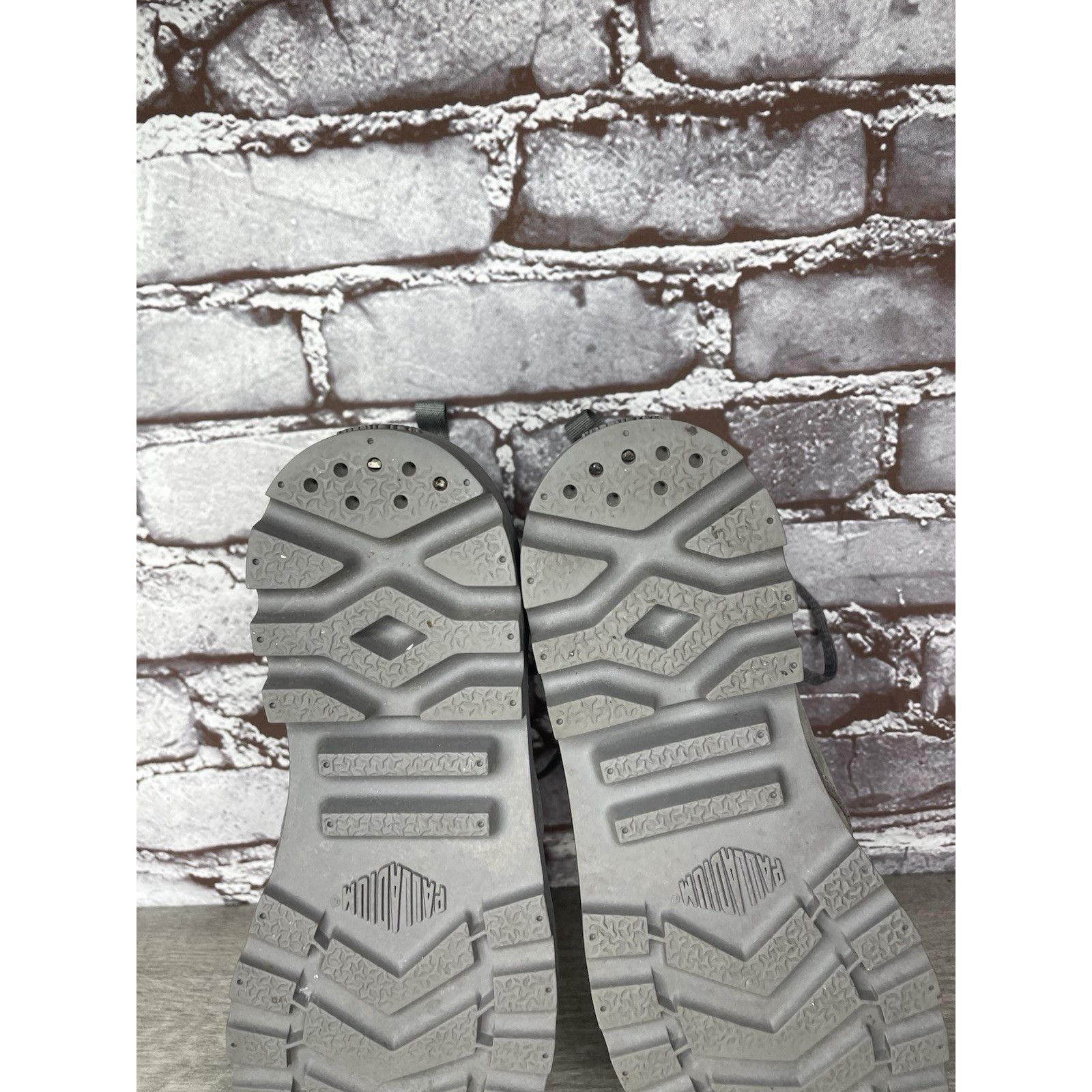 Palladium Palladium Pampa Gray Leather Lace Up Lined Combat Boots Wome Size US 7.5 / IT 37.5 - 10 Thumbnail