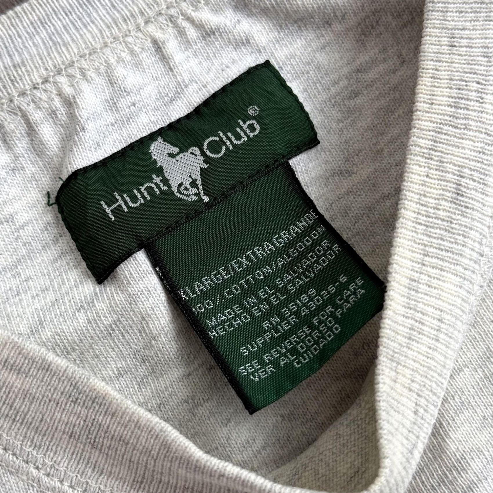 Vintage Hunt Club Shirt Mens XL Gray Embroidered Logo Short Sleeve Casual Polo Size US XL / EU 56 / 4 - 4 Thumbnail
