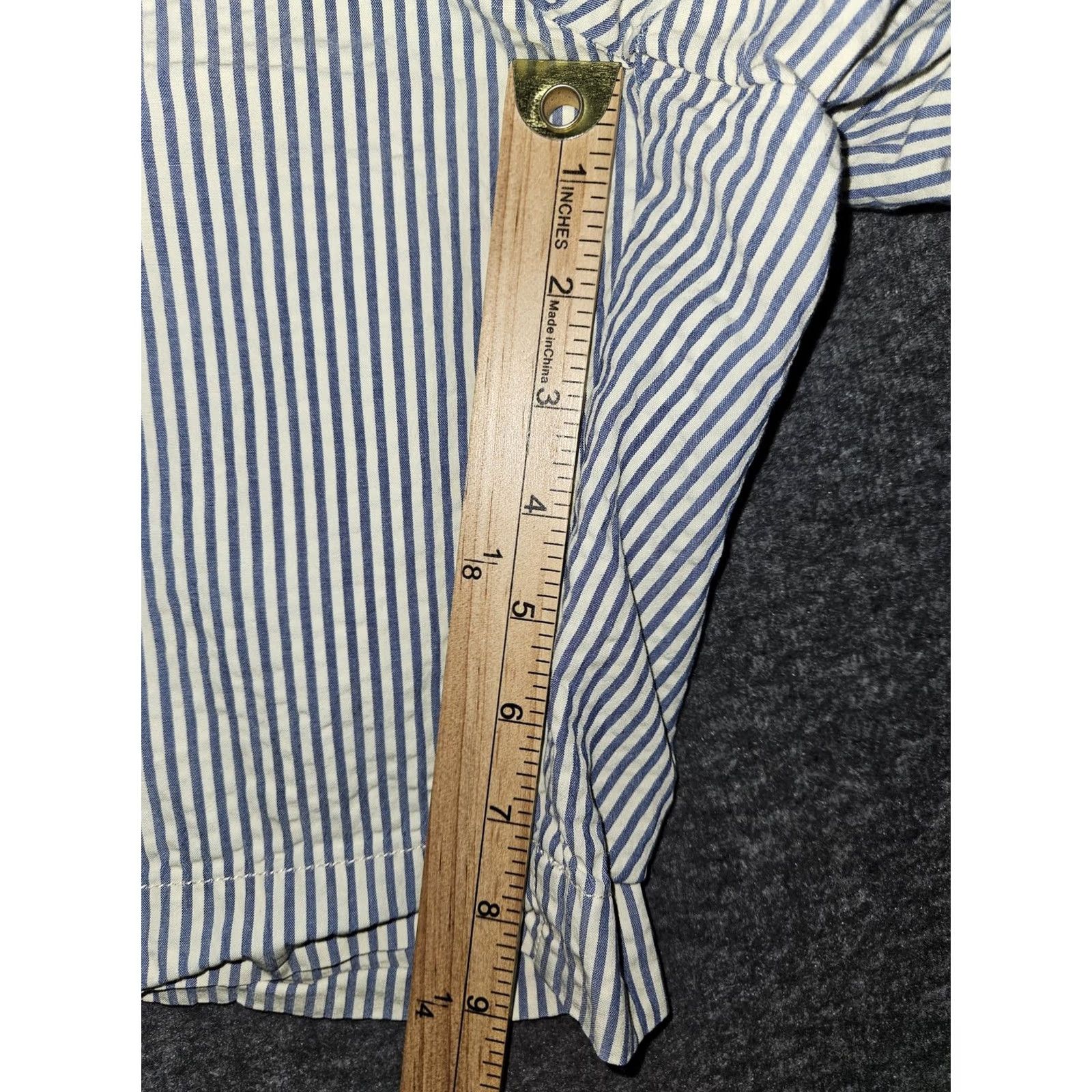 Polo Ralph Lauren Polo Ralph Lauren Shorts Mens 40 Blue Stripe Cotton Chino Classic Fit Casual Size US L / EU 52-54 / 3 - 5 Thumbnail
