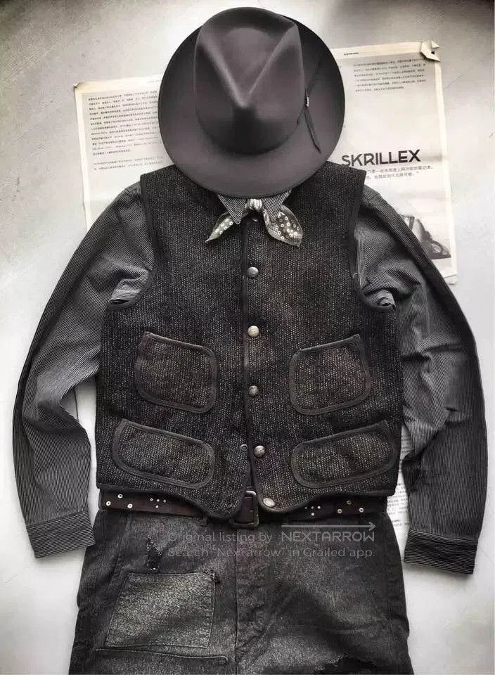 RRL Ralph Lauren RRL Ralph Lauren Striped blue-dyed work shirt Size US S / EU 44-46 / 1 - 2 Thumbnail