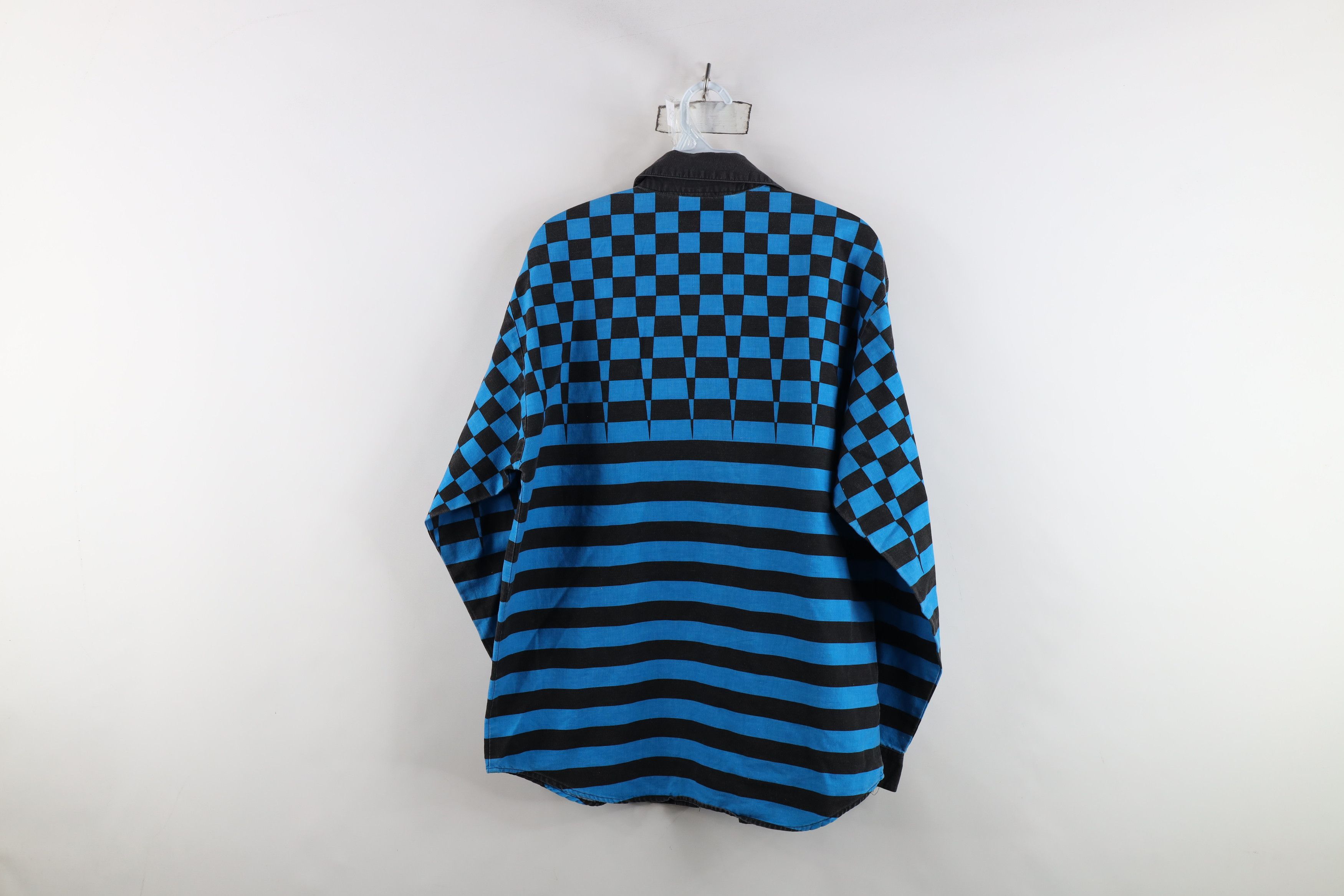 Vintage Vintage 90s Streetwear Checkered Western Button Shirt Size M / US 6-8 / IT 42-44 - 11 Thumbnail