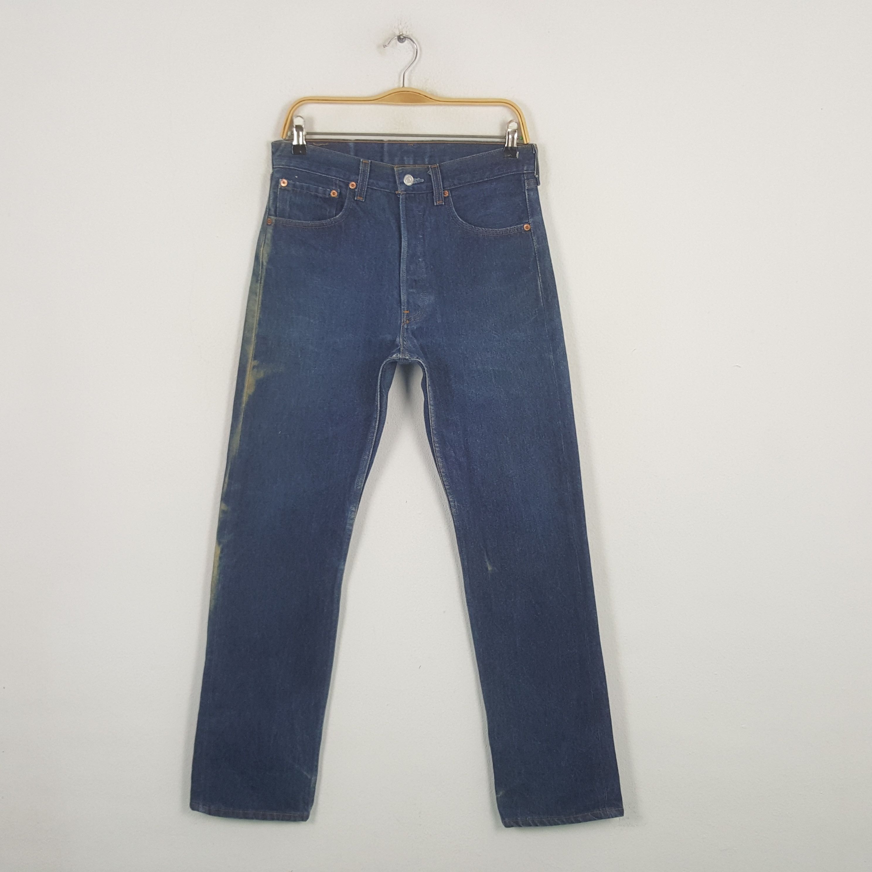 Levi's Vintage 90's Levi's 501 American Fading Denim Jeans RR17 Size US 30 / EU 46 - 1 Thumbnail