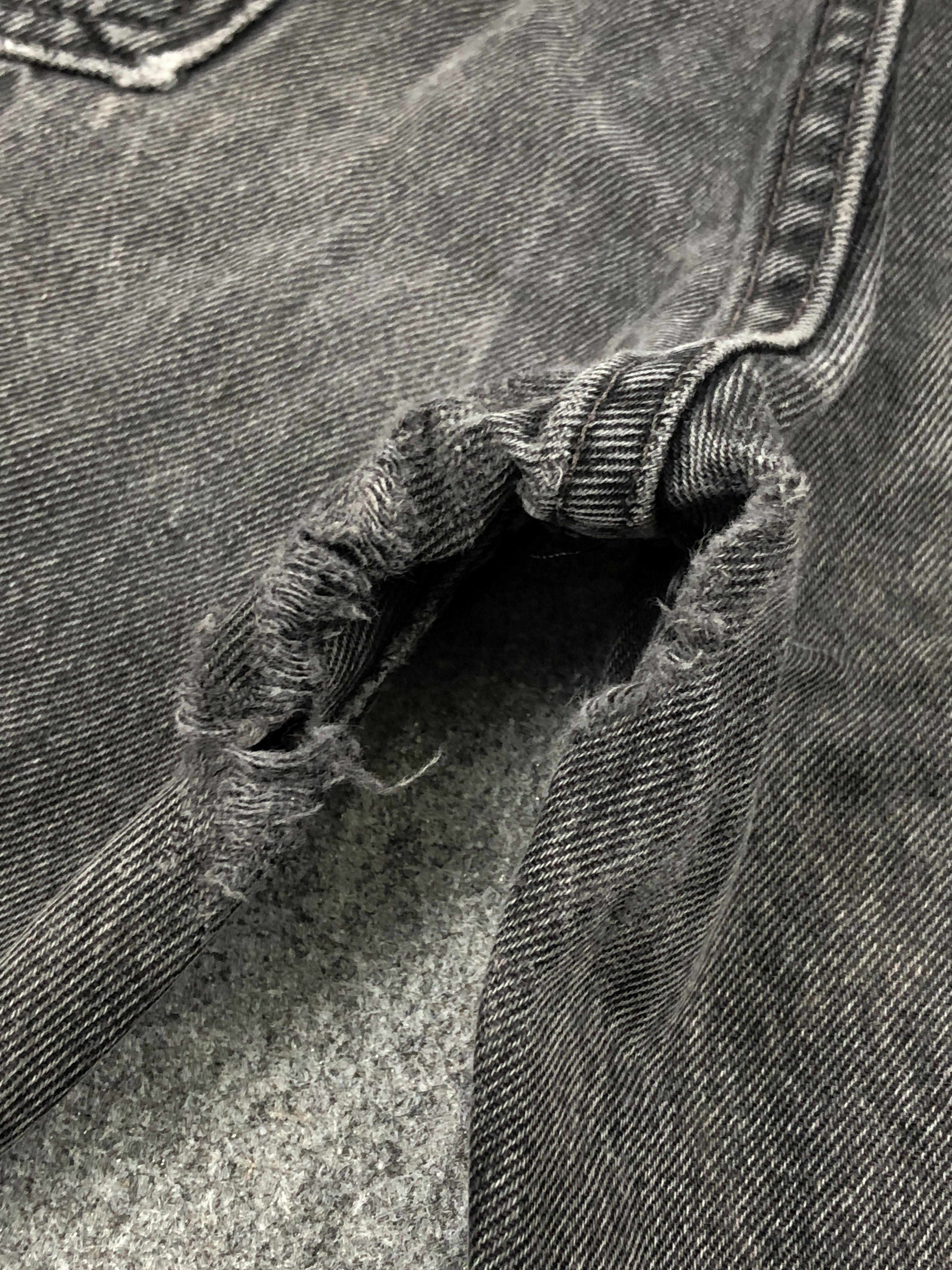 Levi's Vintage 90s Levis 505 Black Regular Fit Jeans DP2457 Size US 29 - 12 Thumbnail