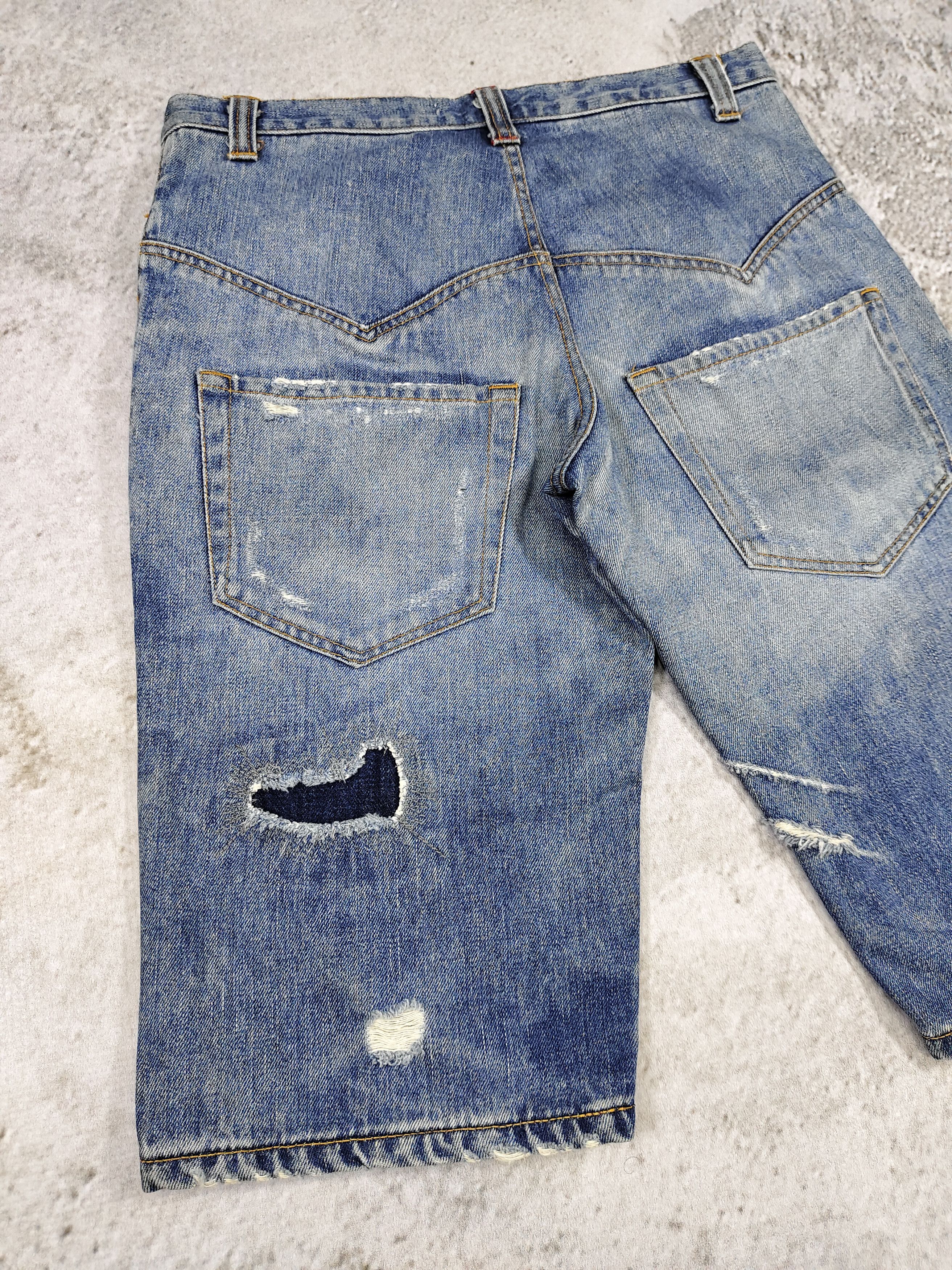 Issey Miyake 00s Sunao Kuwahara- Archive Multipocket Utility Distressed Size US 31 - 8 Thumbnail