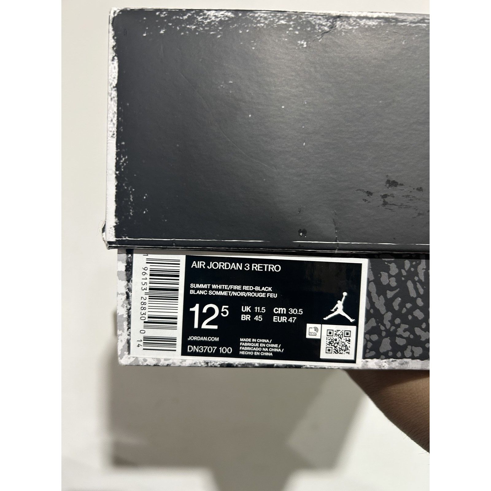 Jordan Brand JORDAN 3 RETRO WHITE CEMENT REIMAGINED SIZE 12 PREOWNED Size US 12 / EU 45 - 5 Thumbnail