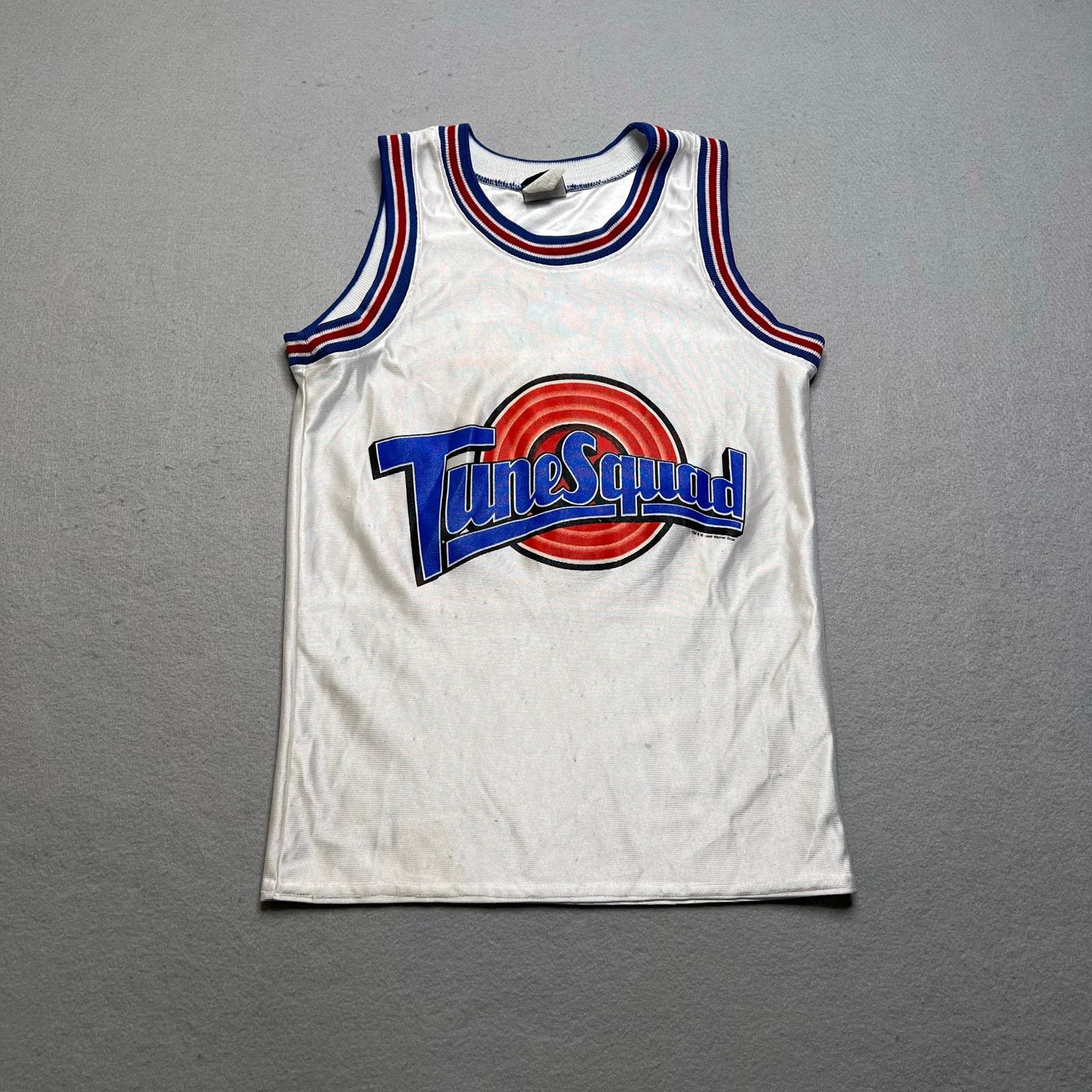 Warner Bros Vintage 90s Space Jam Tune Squad Basketball Jersey Youth S Size US S / EU 44-46 / 1 - 1 Thumbnail