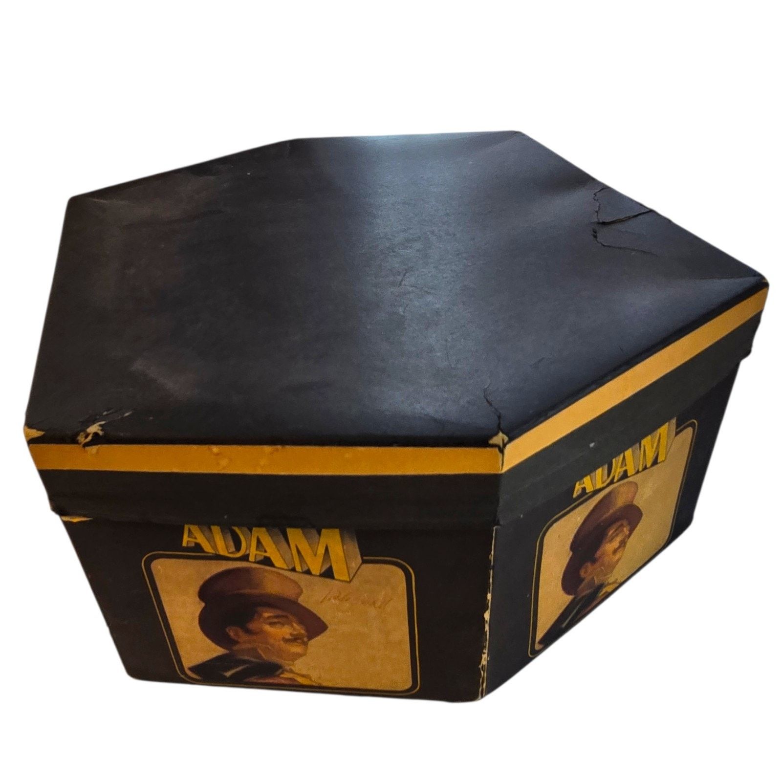 Other Higbee Co Vintage Collapsible Opera Top Hat Size 7 1/4 Oval Size ONE SIZE - 14 Thumbnail