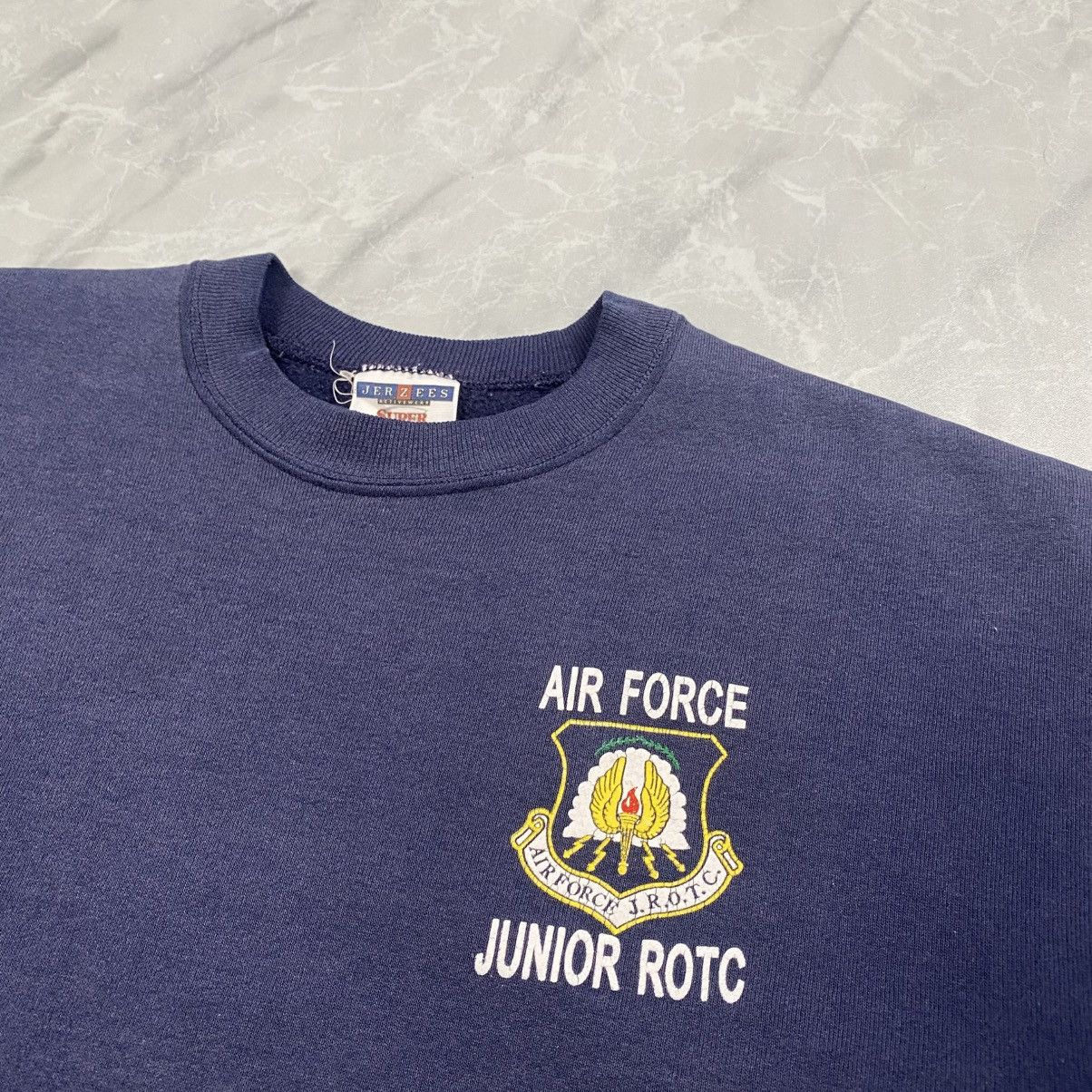 American Apparel Vintage 90s Jerzees Air Force Junior ROTC Boxy Crewneck Size US M / EU 48-50 / 2 - 3 Thumbnail
