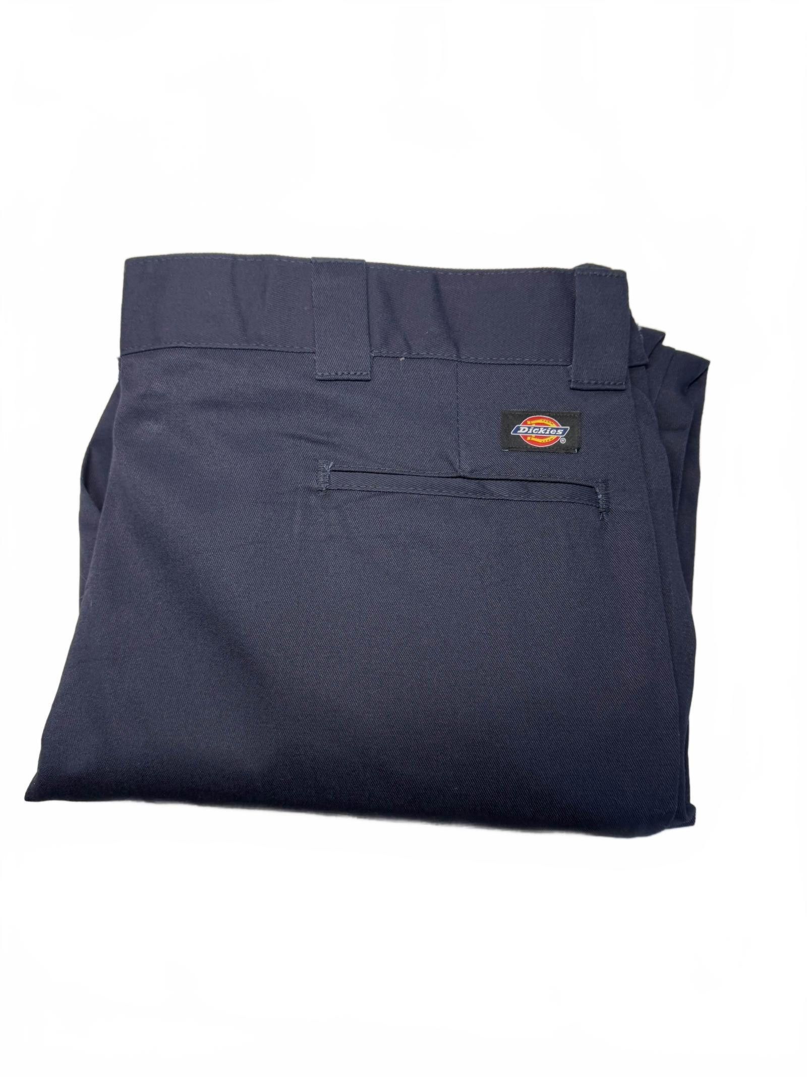 Dickies Dickies Men's Slim Straight Work Pants - Dark Navy Size US 40 / EU 56 - 4 Thumbnail