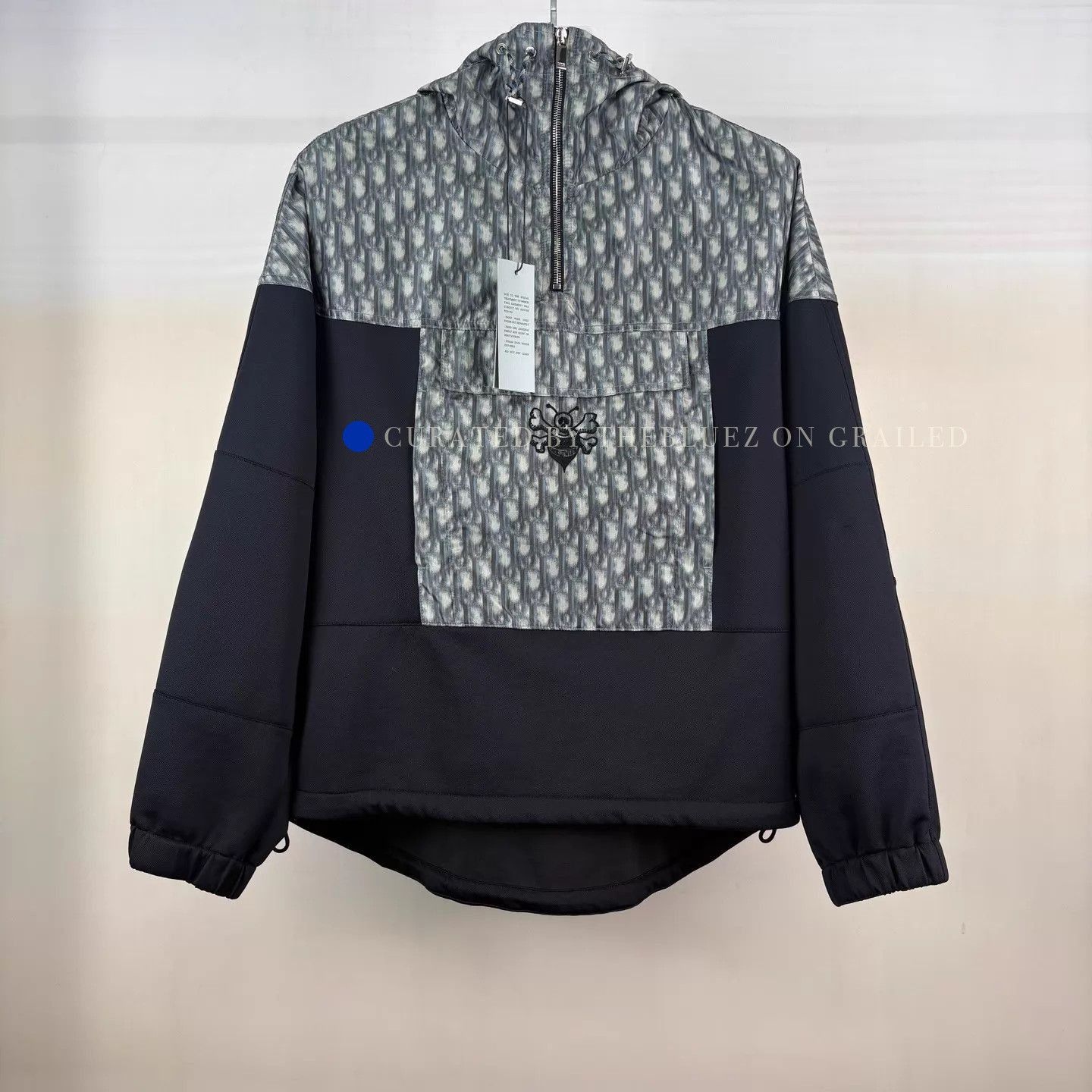 Dior Stussy x Dior Oblique Logo Shell Jacket Size US L / EU 52-54 / 3 - 1 Thumbnail
