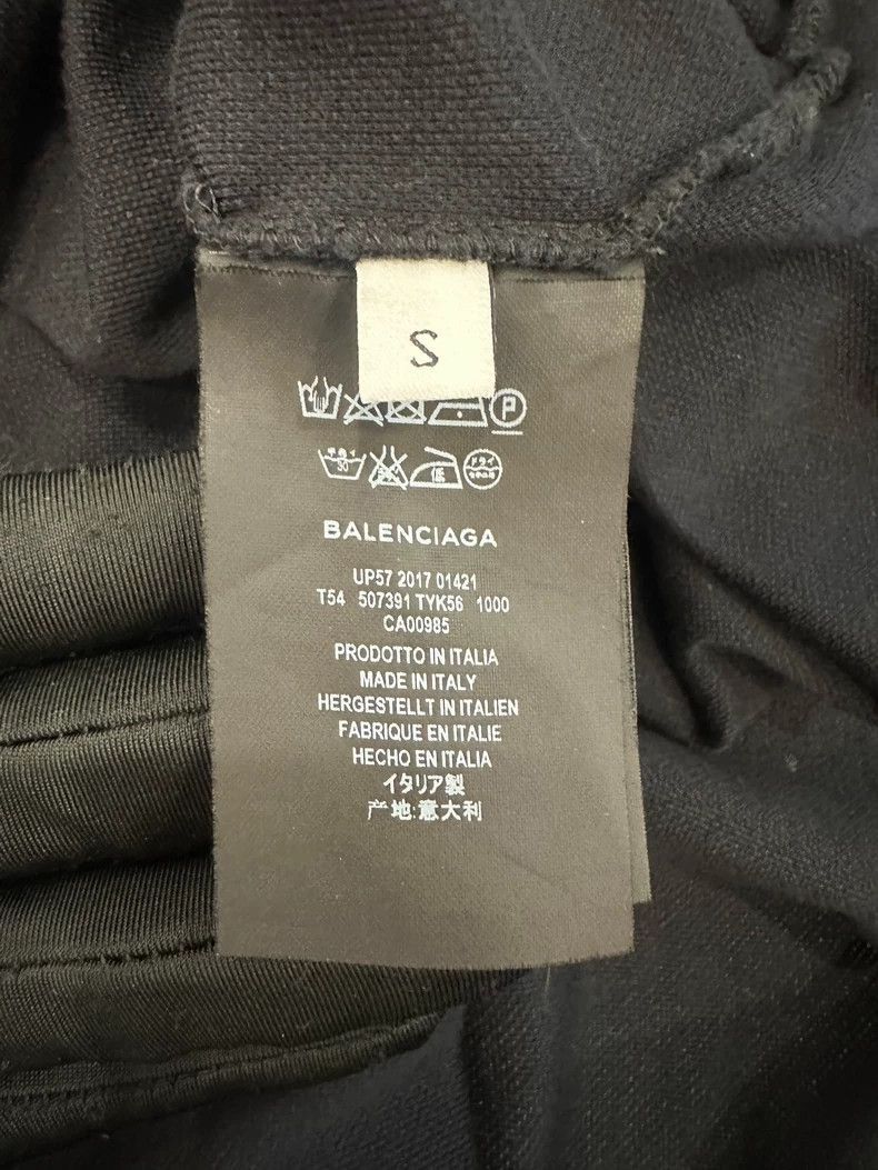 Balenciaga Balenciaga Think Big Black Polo Tee Size US S / EU 44-46 / 1 - 6 Thumbnail