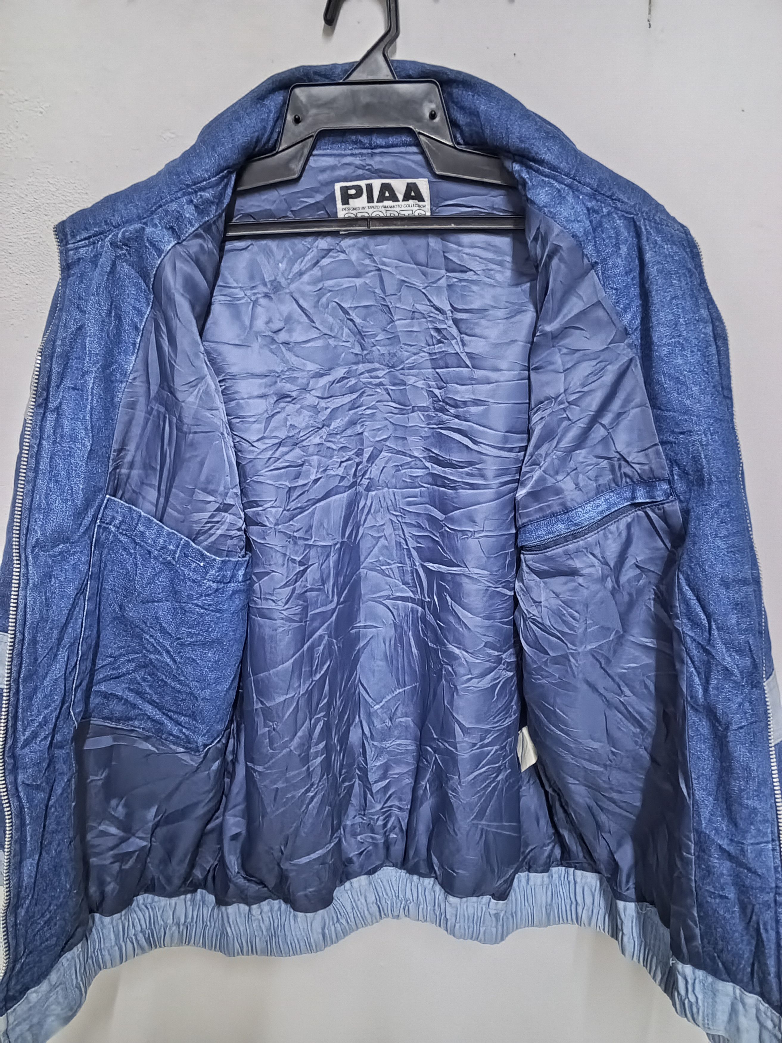 Vintage PIAA SPORT DENIM ZIPPER JACKET RARE Size US XL / EU 56 / 4 - 9 Thumbnail