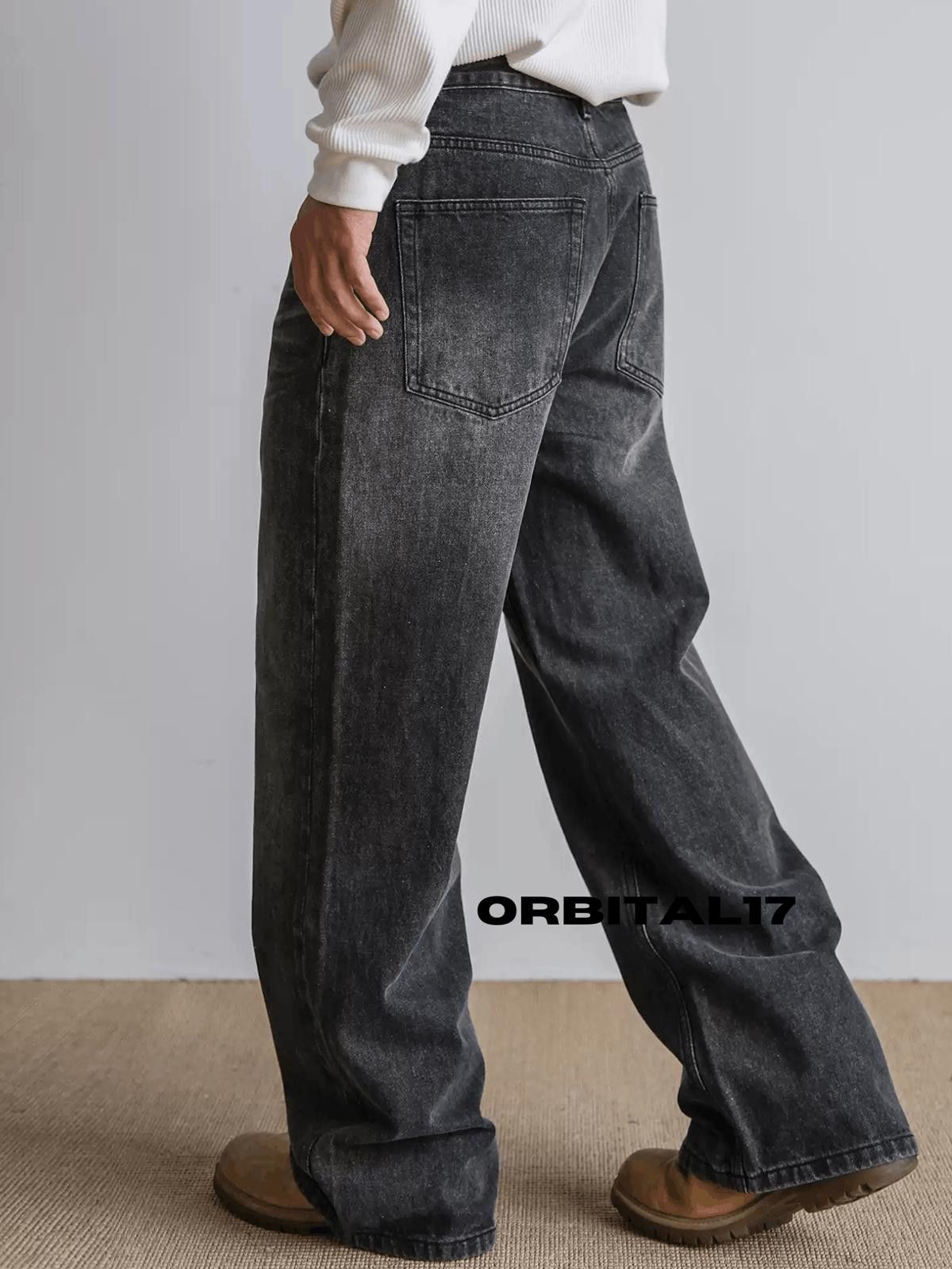 Jean × Vintage Cleanfit Baggy Washed Denim Jeans Size US 34 / EU 50 - 4 Thumbnail