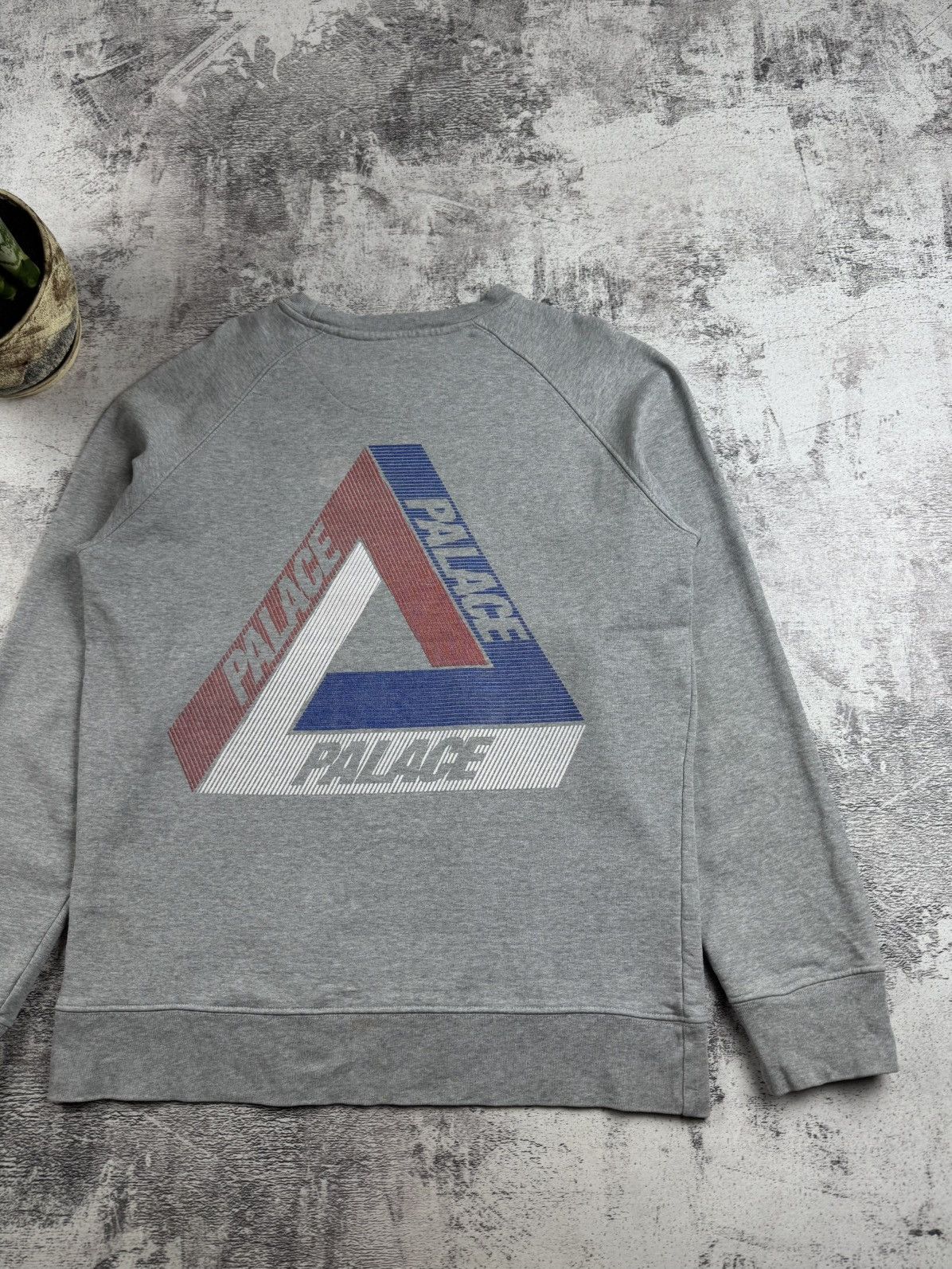 Palace Palace Tri-Line Men’s Cotton Large Crew Neck Hip Hop Skate Sweatshirt Pullover Size US L / EU 52-54 / 3 - 4 Thumbnail