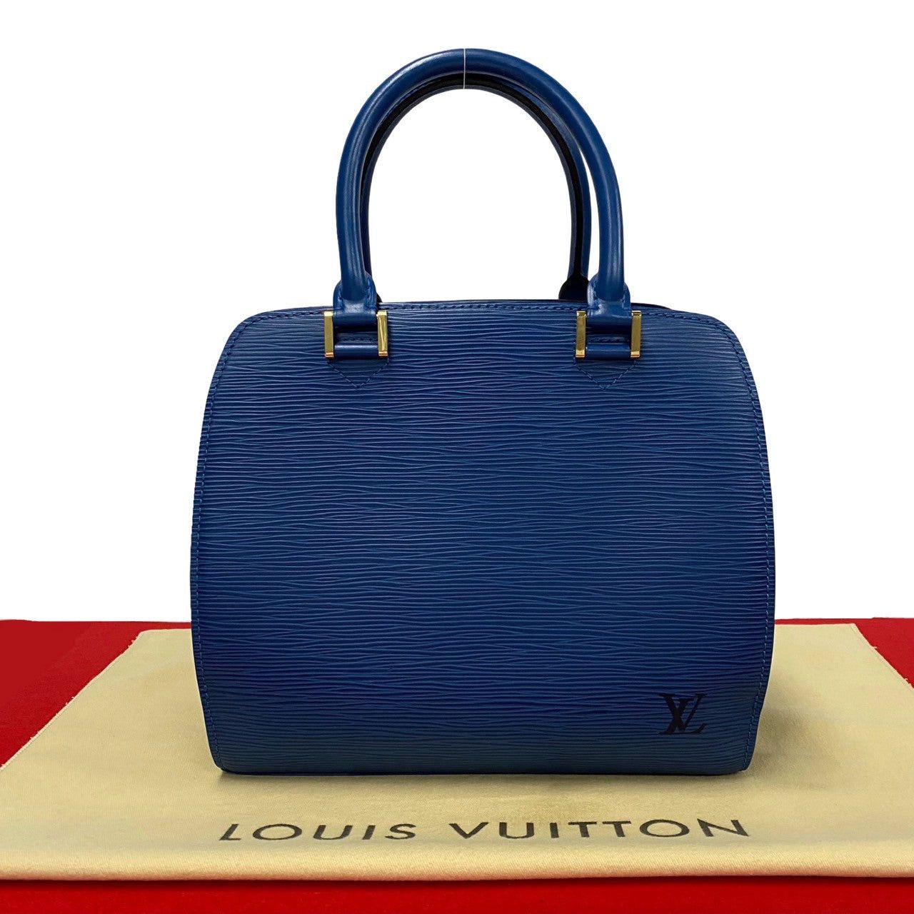 Louis Vuitton Louis Vuitton Handbag Blue Leather Size ONE SIZE - 1 Thumbnail