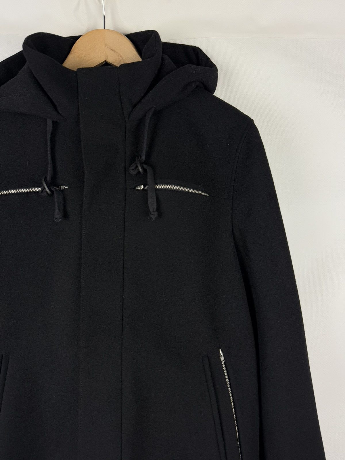 Cos Cos Men’s Wool Hooded Full Zip Jacket Size 50 Size US M / EU 48-50 / 2 - 5 Thumbnail