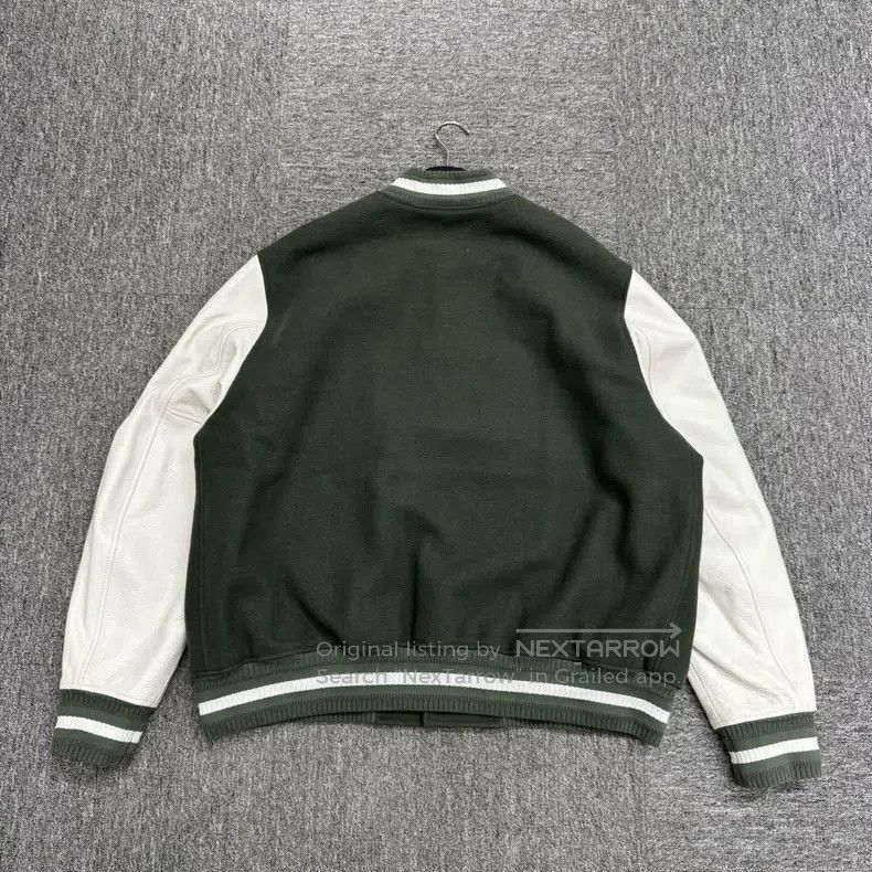 Givenchy Givenchy Size58 Wool and Leather Baseball Jacket Size US M / EU 48-50 / 2 - 5 Thumbnail