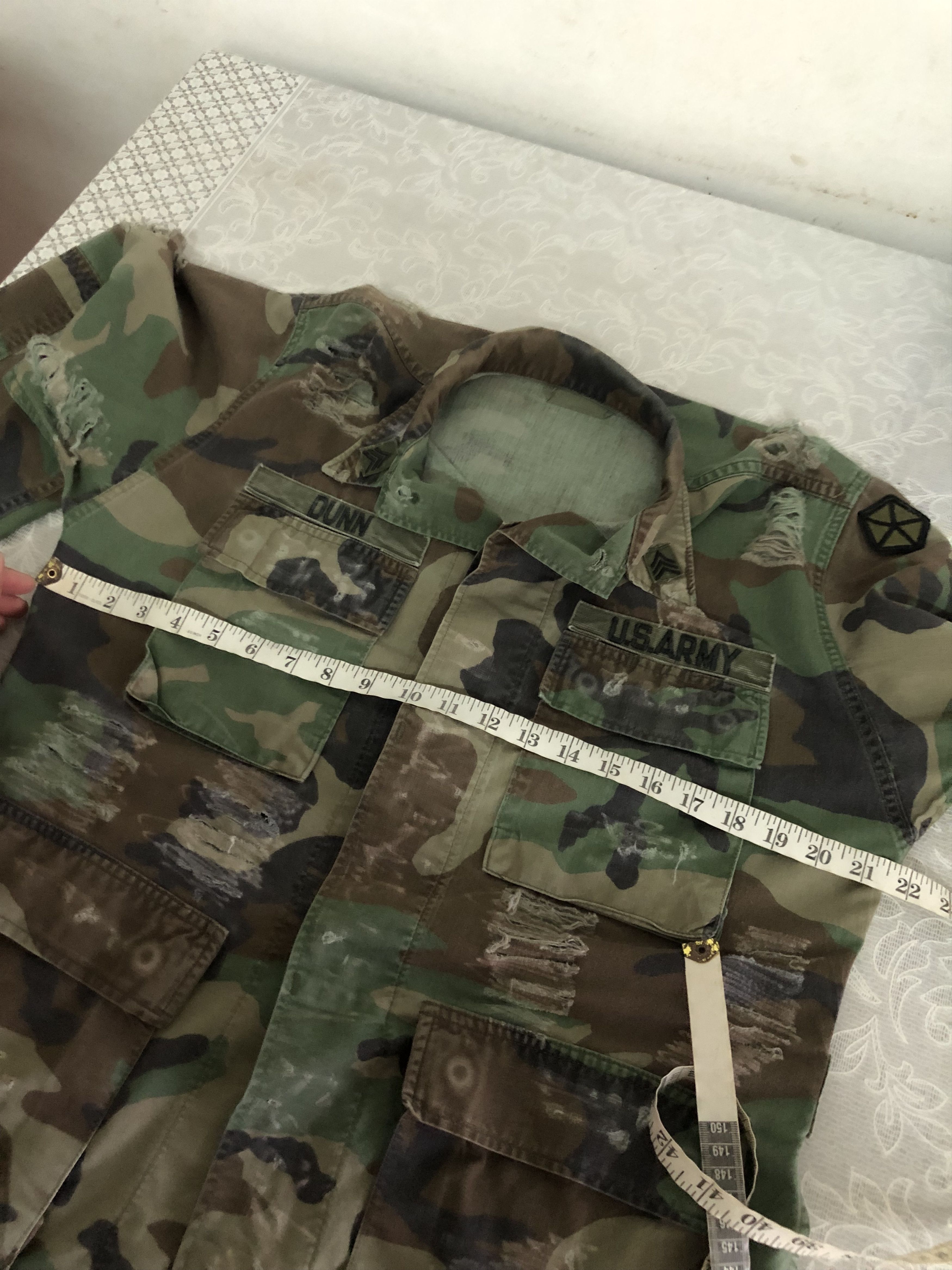 Vintage Vintage Us Army x Orion Band Distressed Army Jacket Size US M / EU 48-50 / 2 - 17 Thumbnail