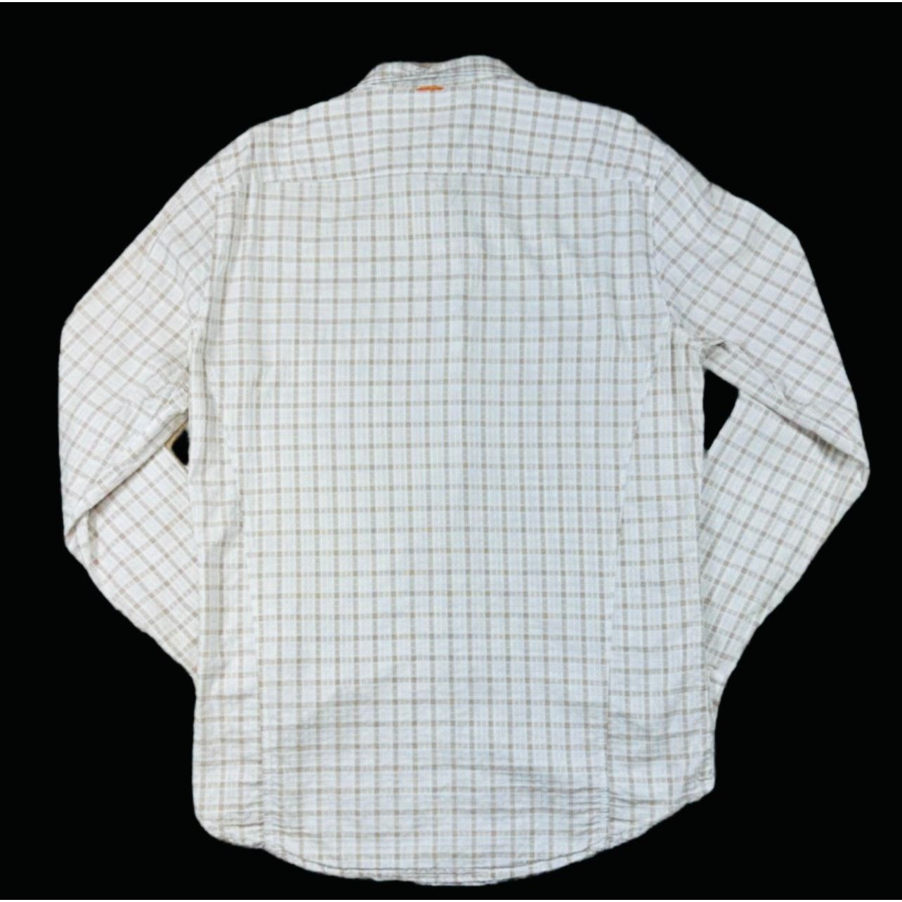 Hugo Boss Hugo Boss Shirt in White/Brown | Size L Size US L / EU 52-54 / 3 - 2 Thumbnail