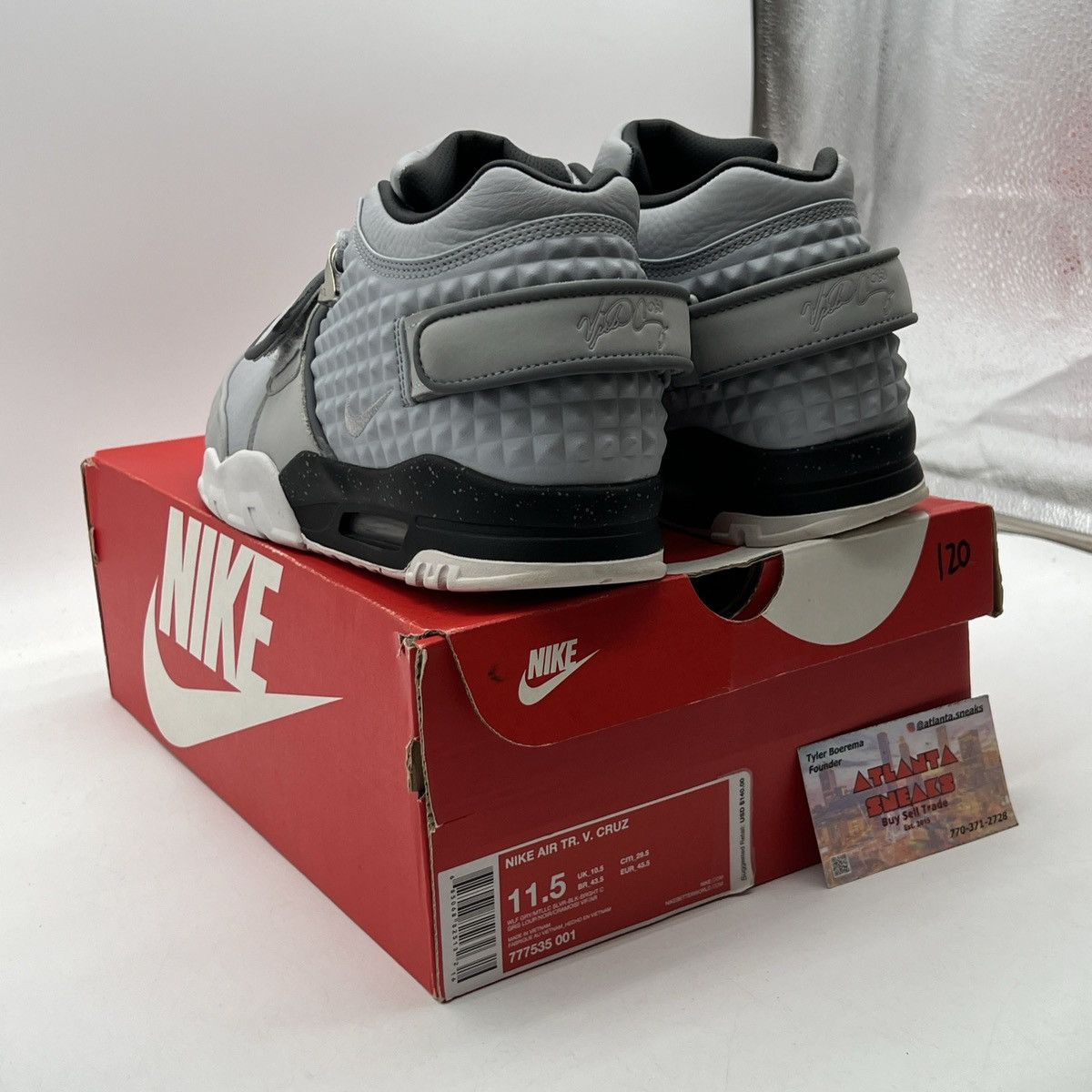 Jordan Brand Air trainer Cruz wolf grey Size US 11.5 / EU 44-45 - 4 Thumbnail
