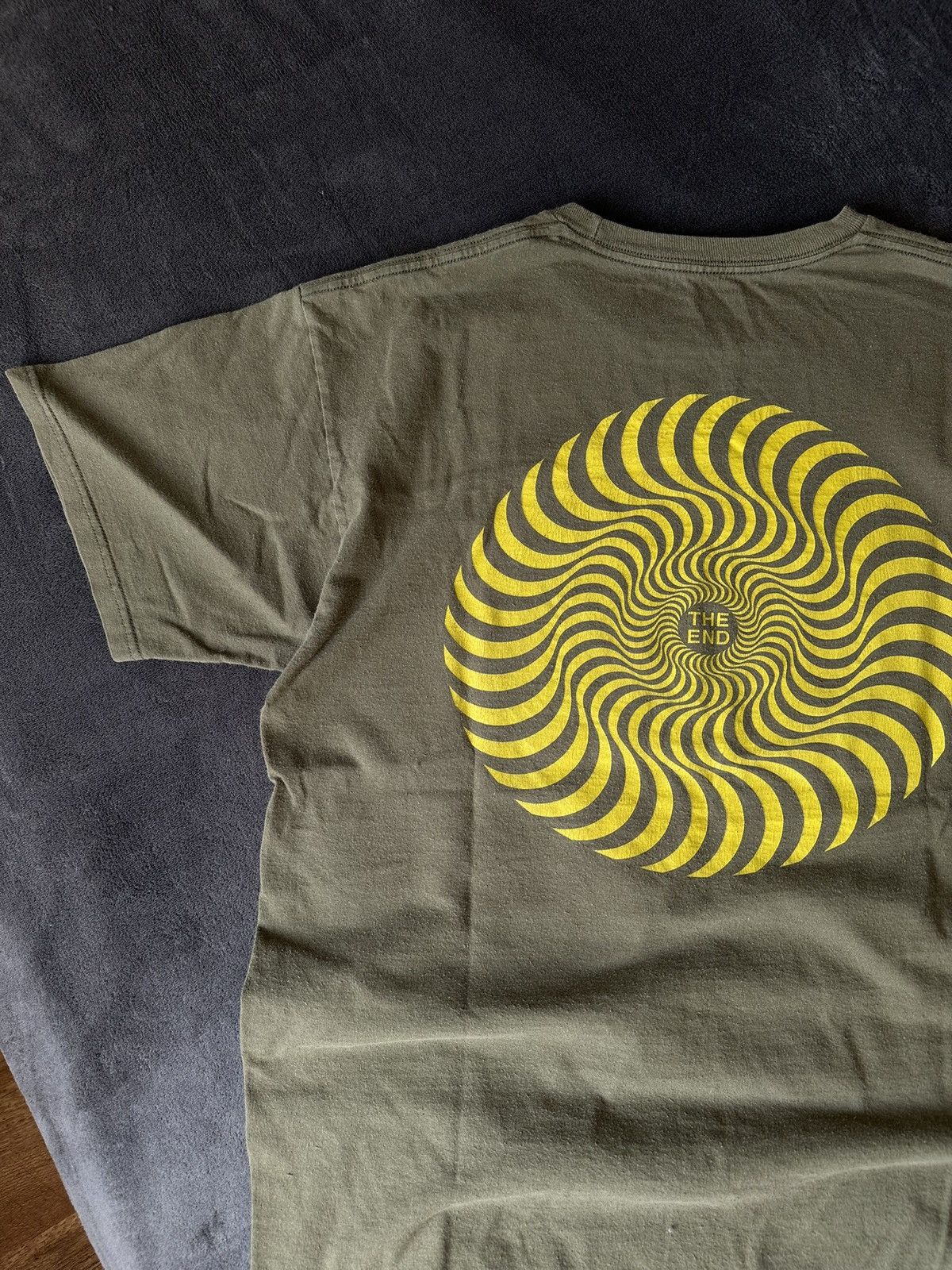 Spitfire × Vintage Vintage Spitfire Khaki Logo Tee Skater BMX Size US XL / EU 56 / 4 - 6 Thumbnail
