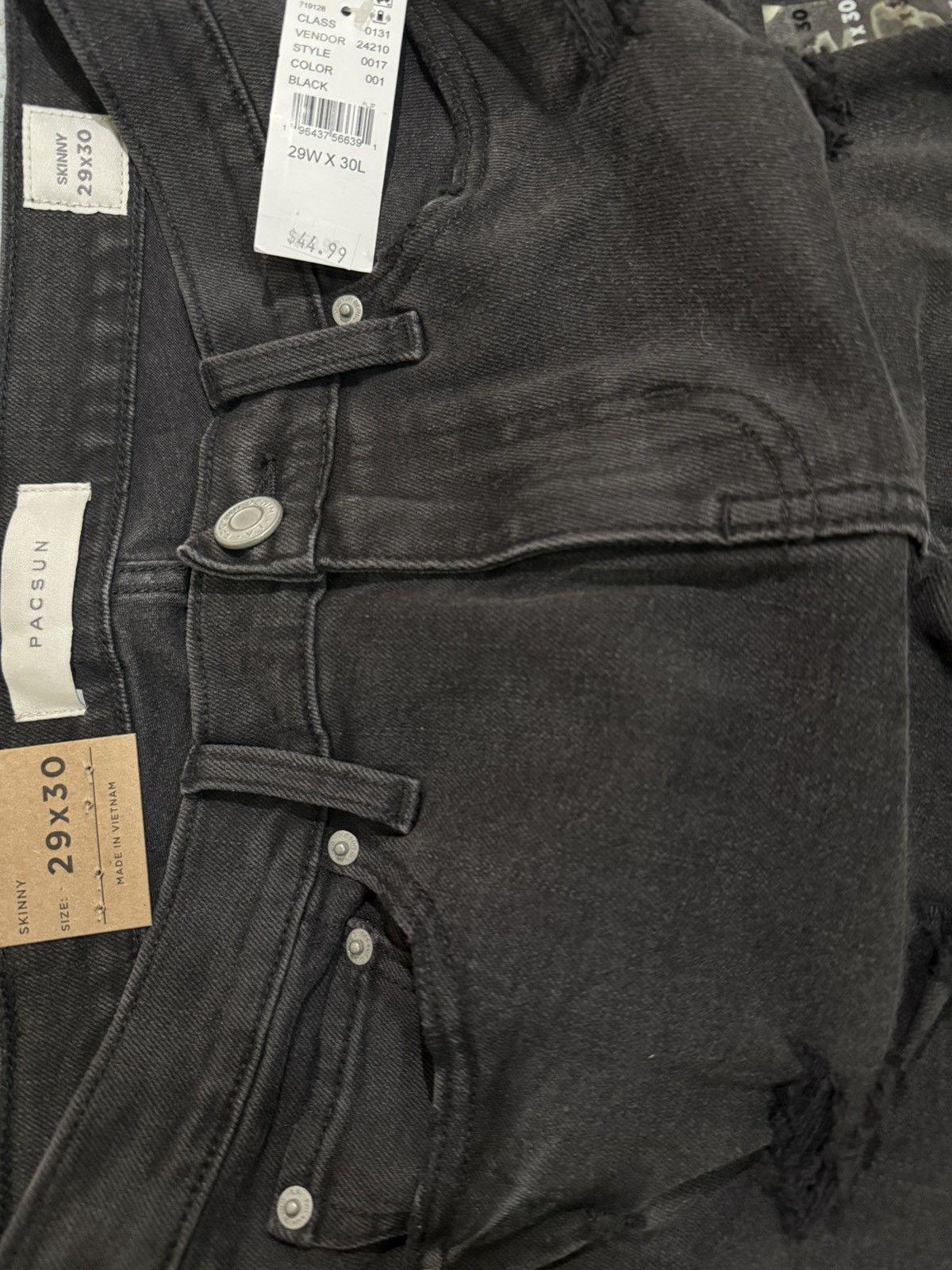 Pacsun PacSun Skinny Ripped Demin Jeans Size US 29 - 5 Thumbnail