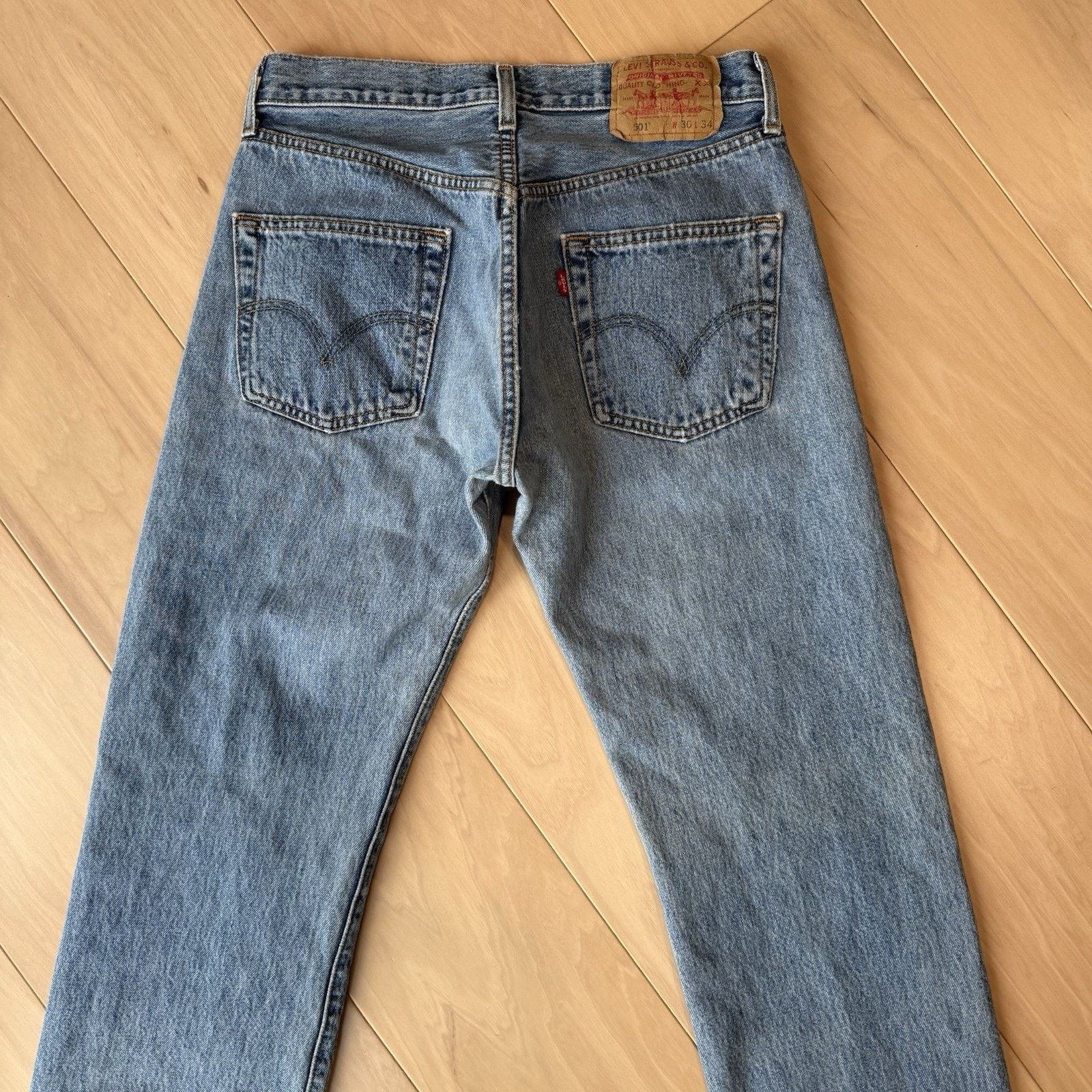Levi's × Vintage Vintage Levis 501 Jeans 29 Blue Medium Wash Straight Denim Size US 29 - 8 Thumbnail