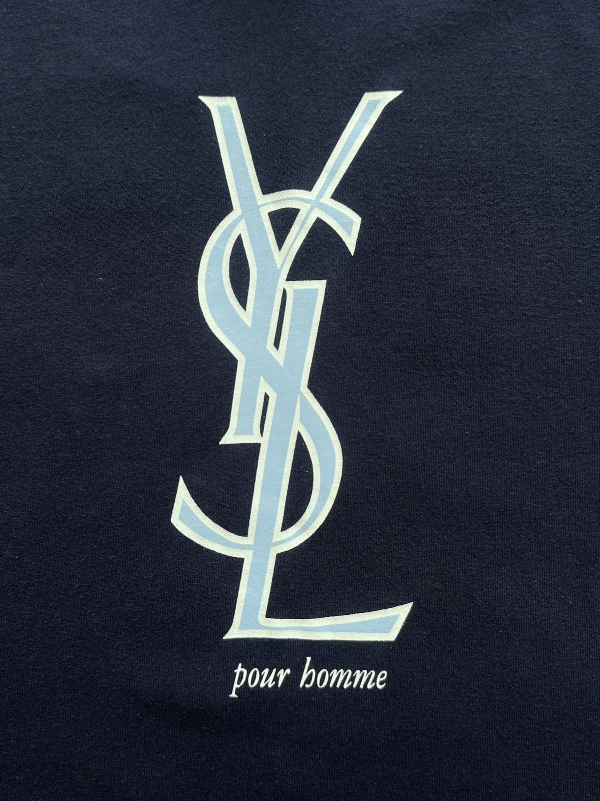 Yves Saint Laurent Vintage YVES SAINT LAURENT T-shirt Big Logo Paris France Size US M / EU 48-50 / 2 - 5 Thumbnail