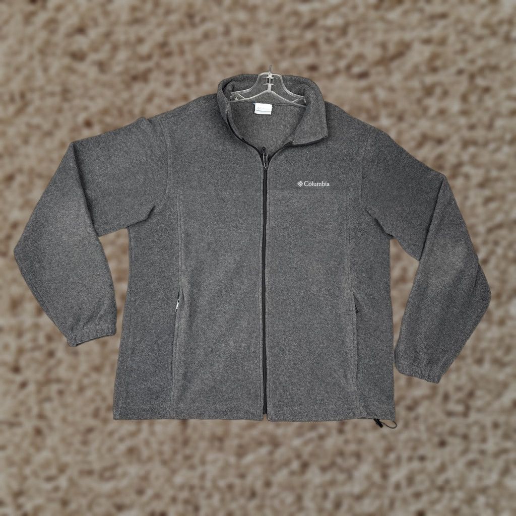 Vintage Columbia Jacket Mens Large Gray Full Zip Fleece Zip Pockets Outdoors Hiking Walk Size US L / EU 52-54 / 3 - 1 Thumbnail