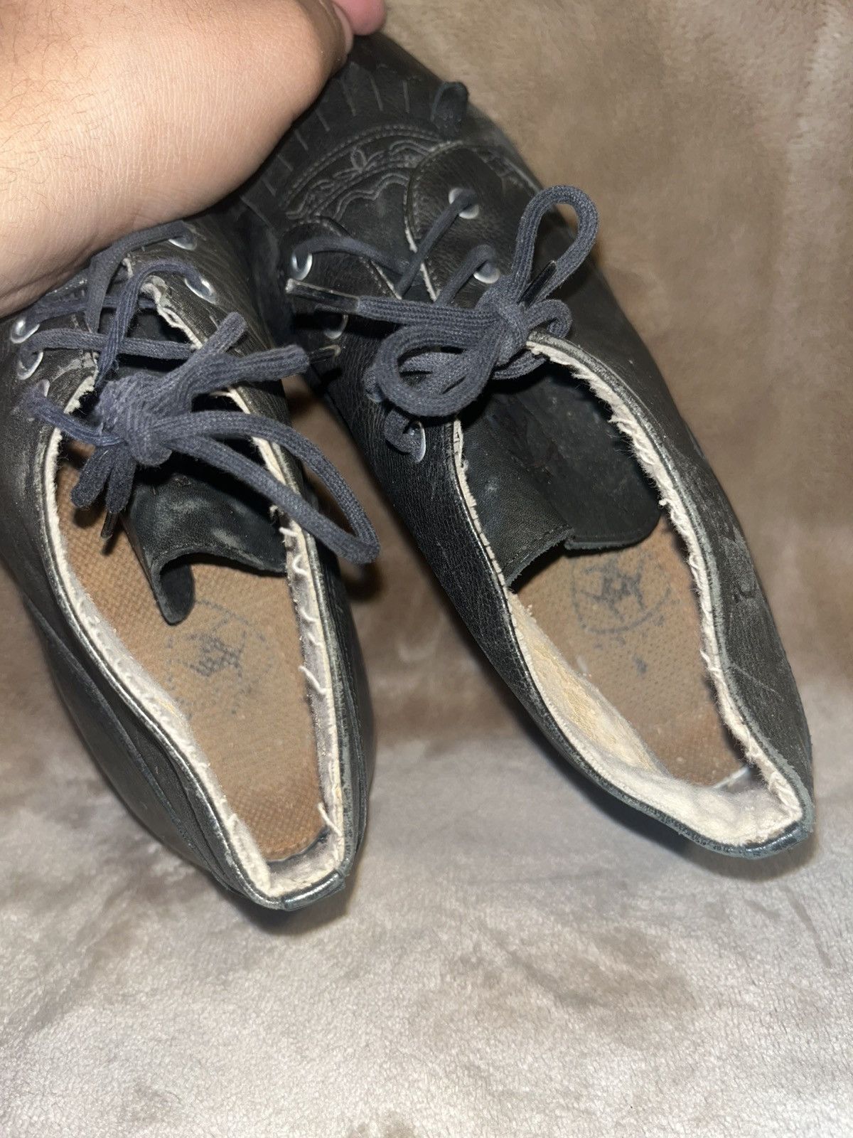 Ariat Vintage y2K 2000’s Ariat Kiltie Ankle Boots Women’ 7 Size US 7 / IT 37 - 10 Thumbnail