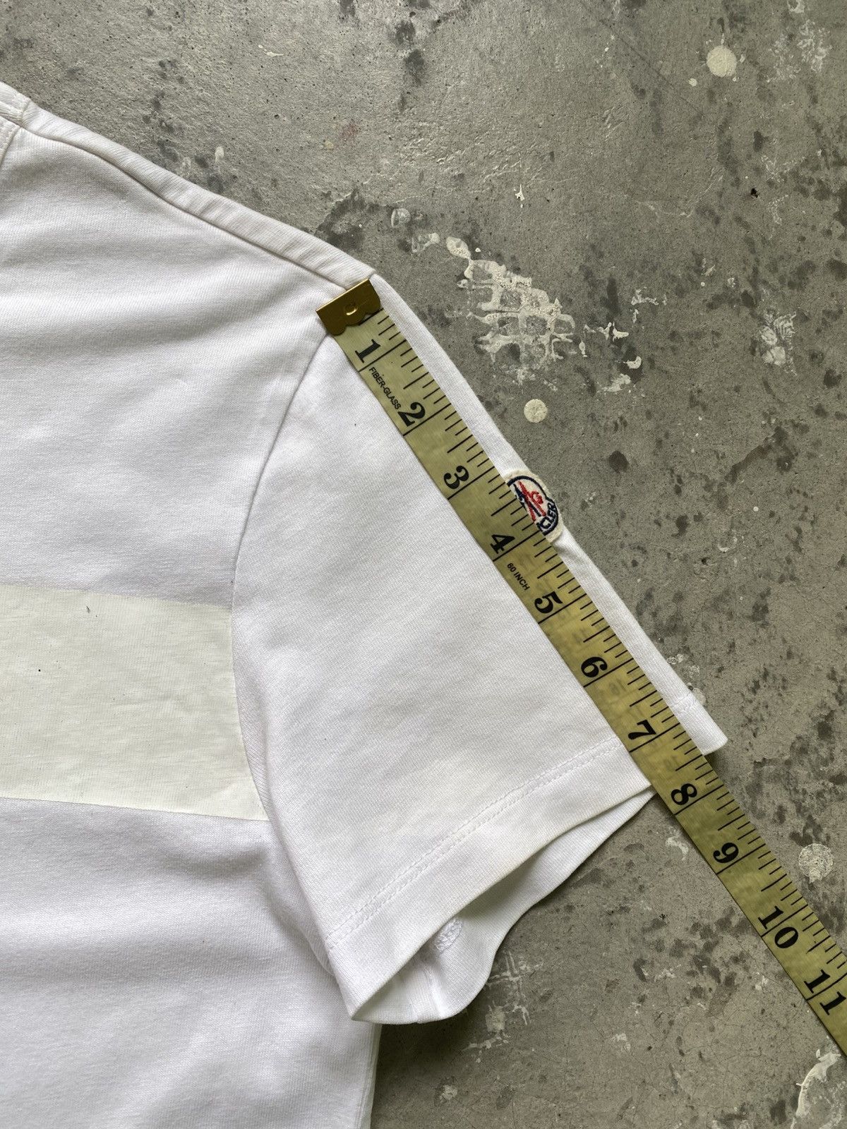 Moncler Moncler Box Logo White T-Shirt Size US S / EU 44-46 / 1 - 17 Thumbnail