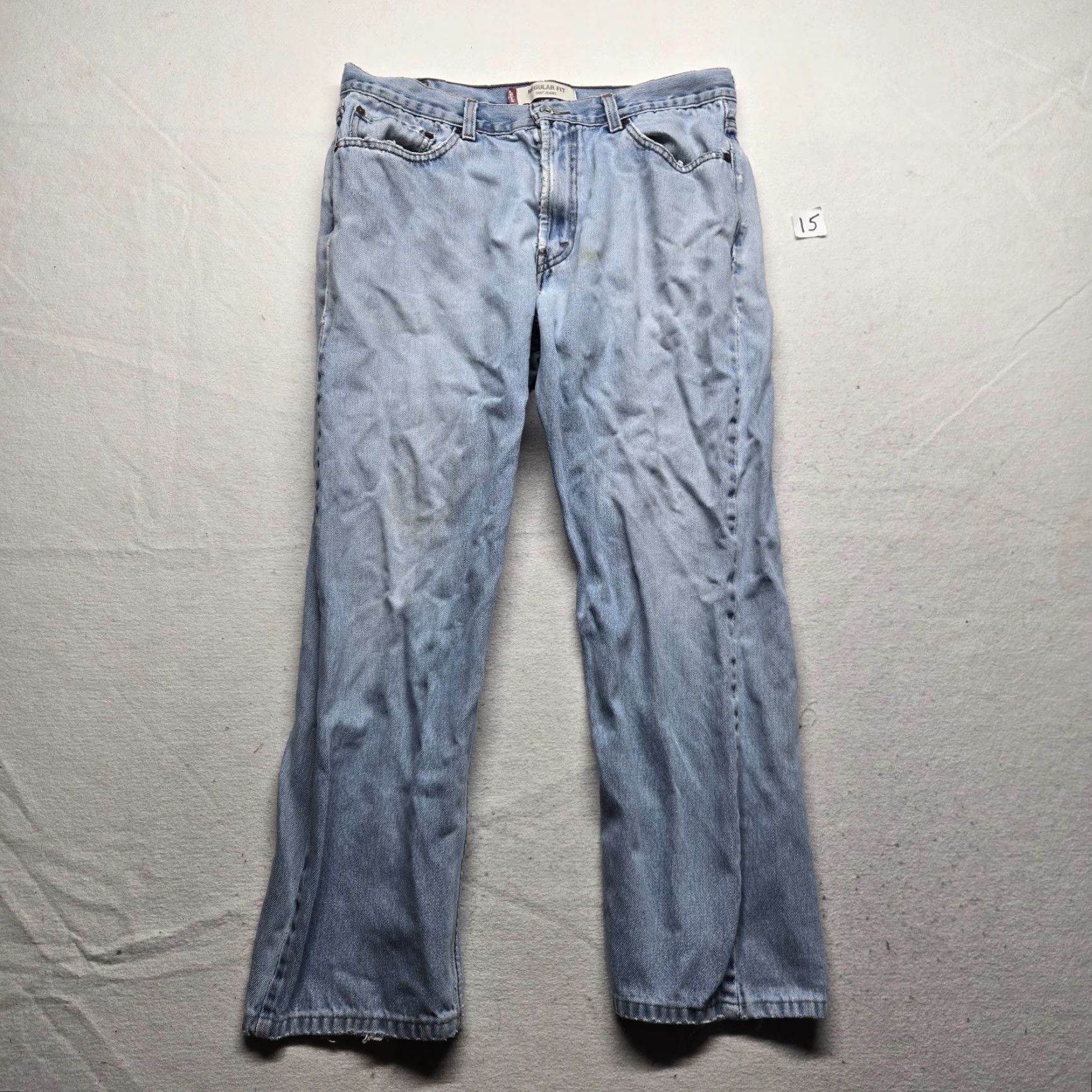 Levi's Levi's 505 Jeans Denim Pants Blue Regular Fit Straight Leg Adult Men's 36 x 30 Jeans Regular Men 36 Blue 80s 90s Classic Workwear Levi's 505 Size US 36 / EU 52 - 2 Thumbnail